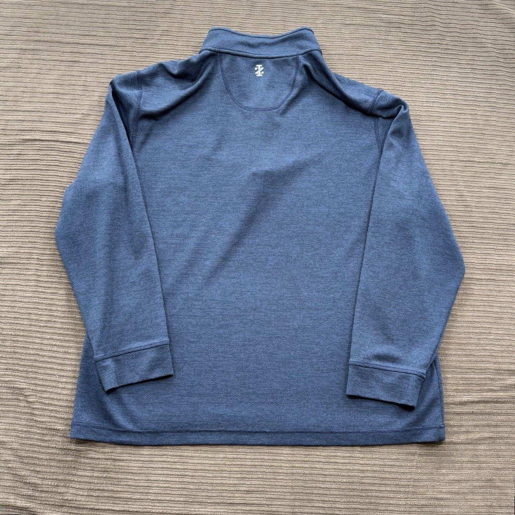Izod VINTAGE IZOD Golf Pullover Women XL Blue Polyester 1/4 Zip Long Sleeve Golf Preppy Size US XL / EU 56 / 4 - 2 Thumbnail