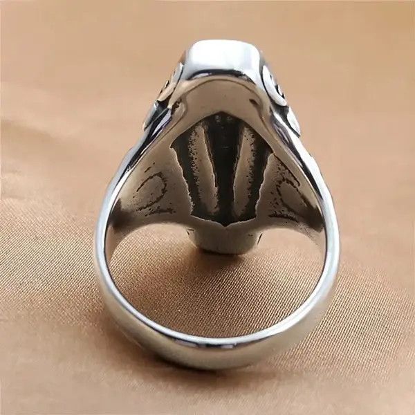 Jewelry × Vintage Living Dead Ring Skeleton Bones Goth Punk Rock Jewelry Size ONE SIZE - 3 Thumbnail