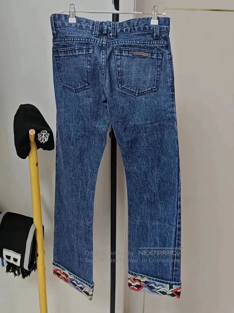 Chrome Hearts Chrome Hearts Colored Lip Denim Pants. Size US 28 / EU 44 - 2 Thumbnail