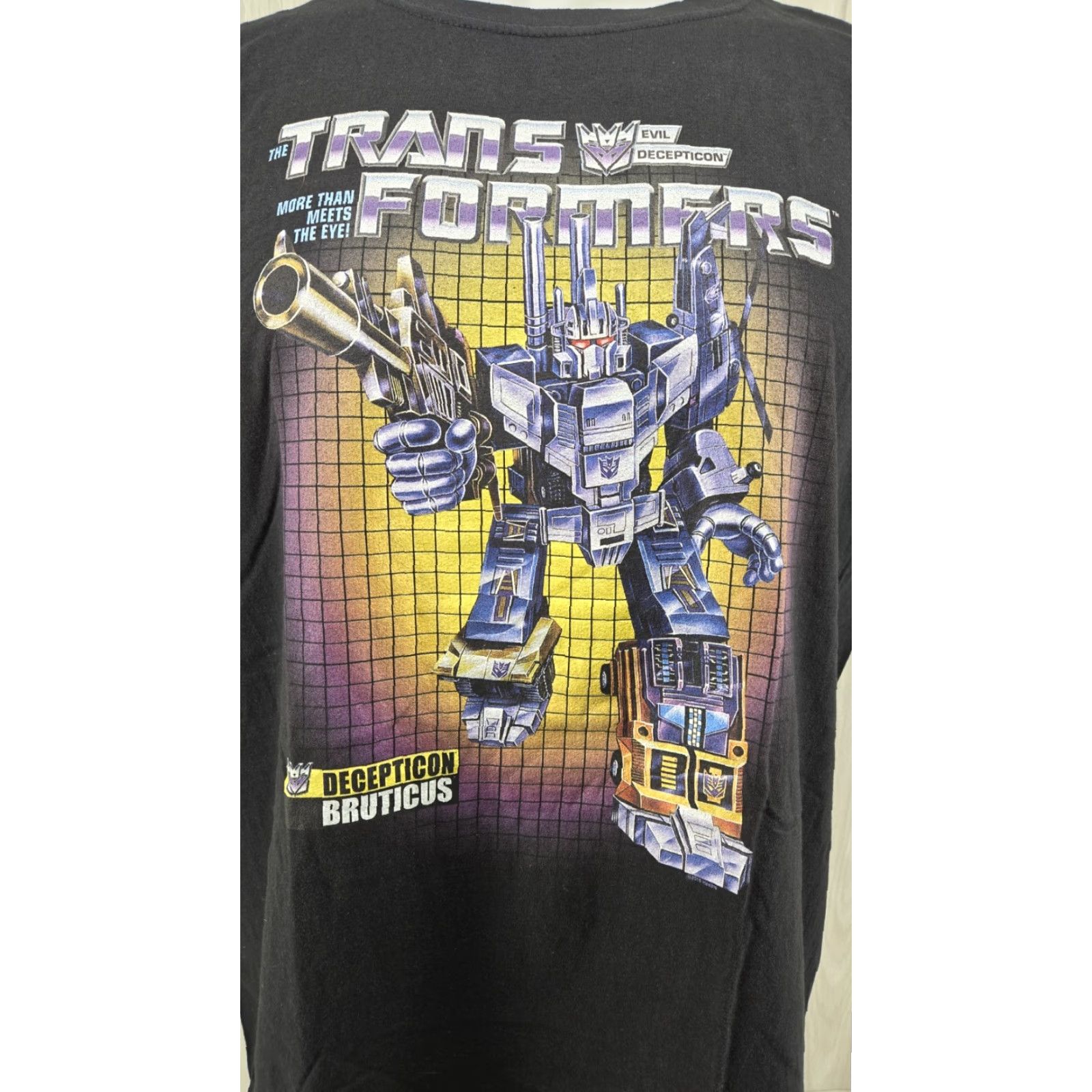 Vintage Transformers Decepticon Bruticus Black T-Shirt Size Large Size US L / EU 52-54 / 3 - 2 Thumbnail