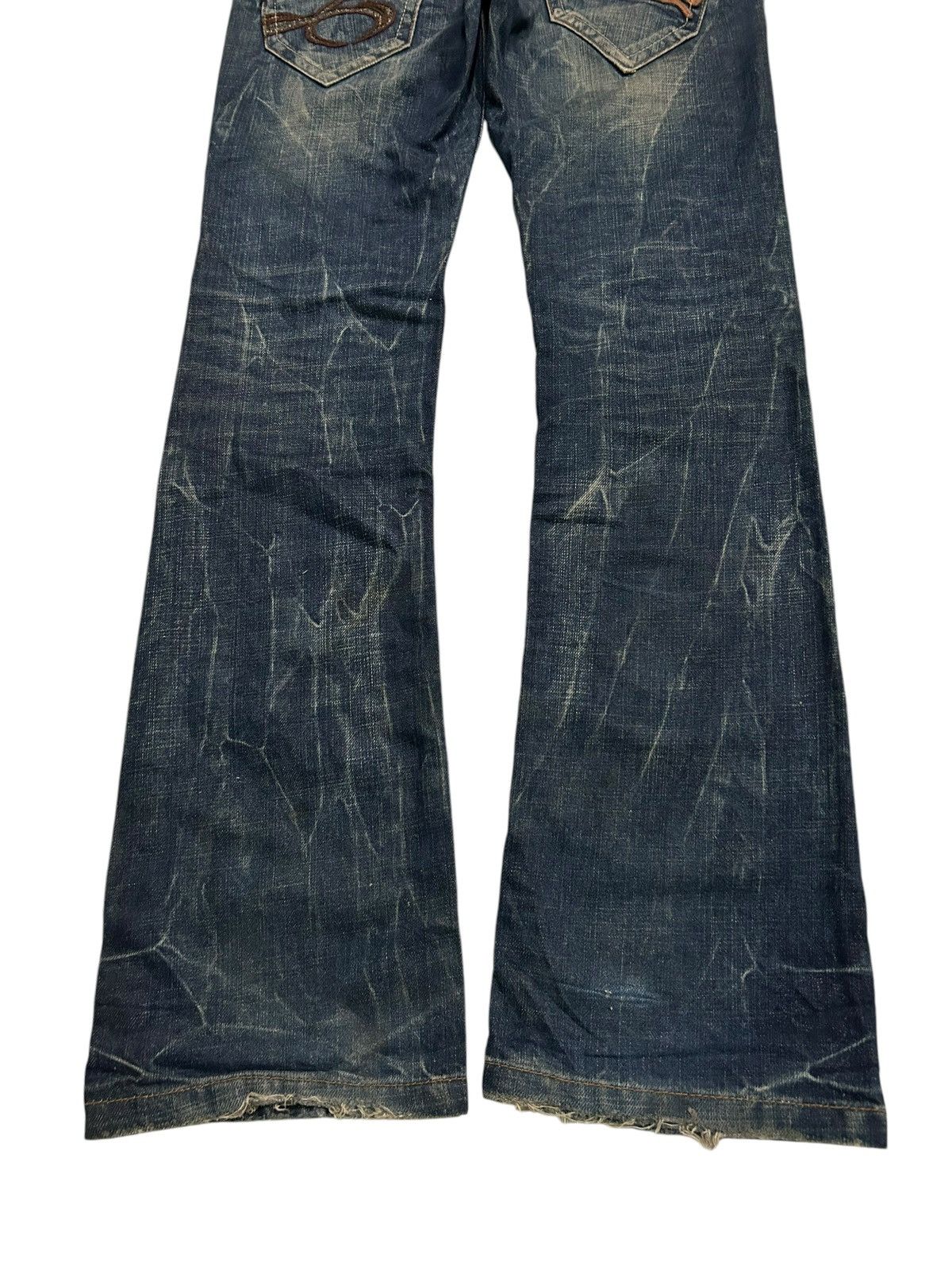 Japanese Brand × Kapital × Vintage Flare Red Papper Japan Punk Bondage Style Denim ☠️🎌 Size US 30 / EU 46 - 3 Thumbnail