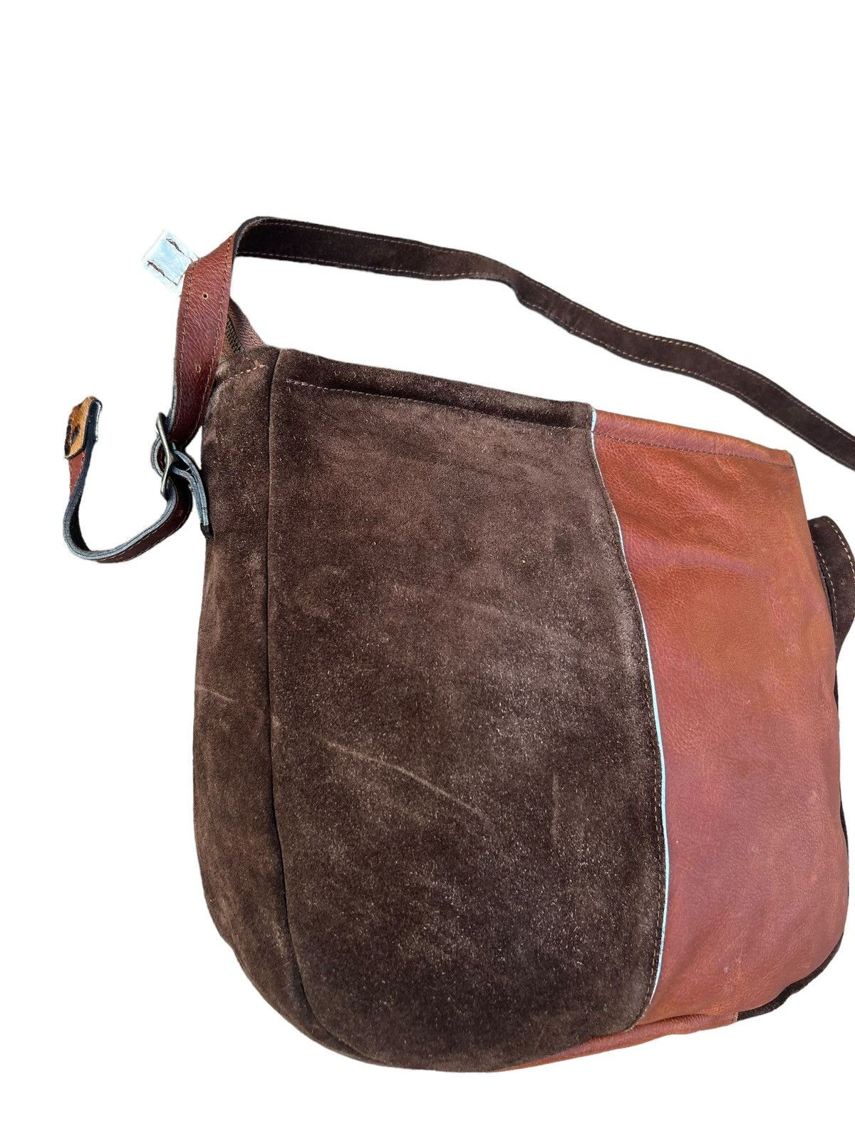Leather Vintage Turkuabo Japan Patchwork Leather Bag Size ONE SIZE - 20 Thumbnail