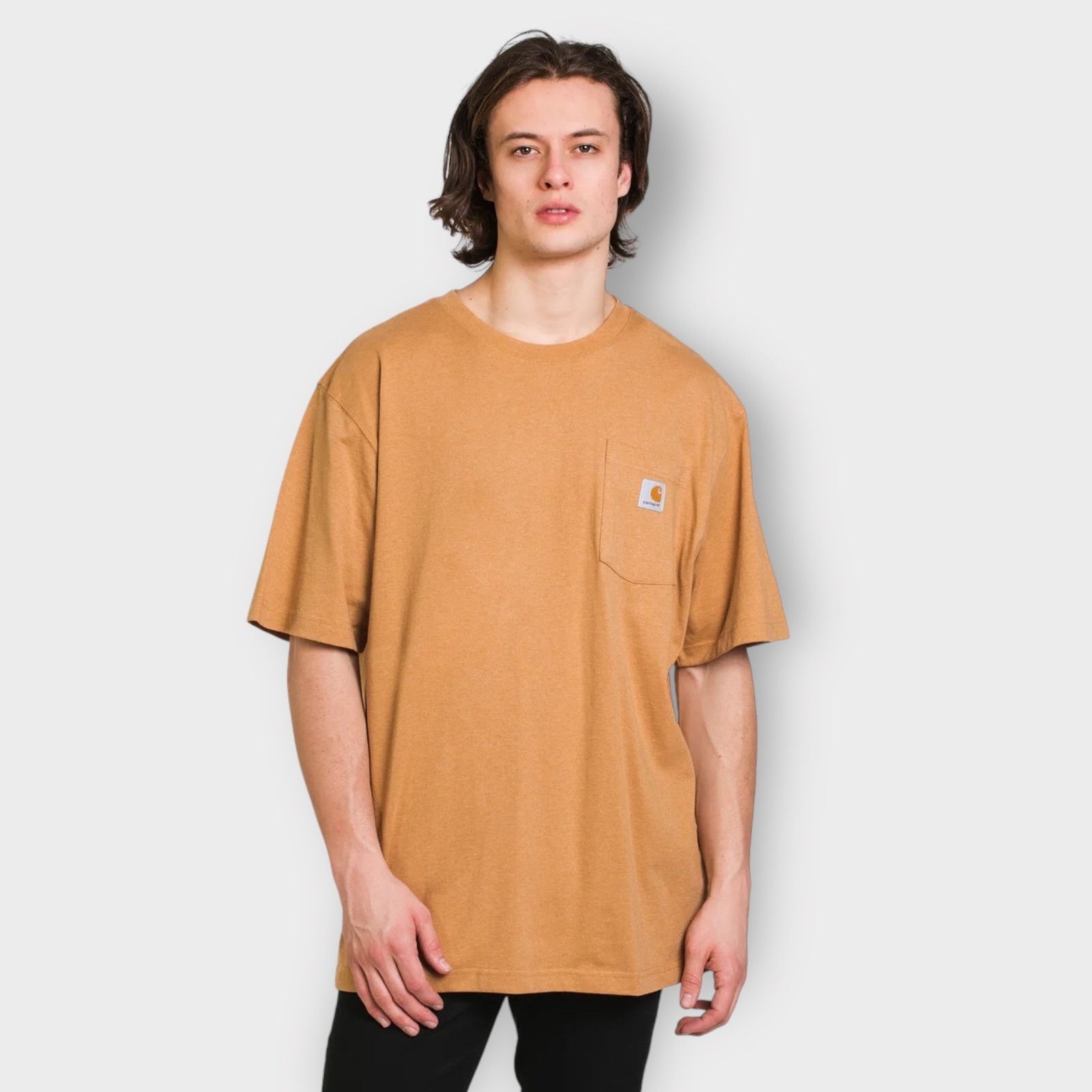 Carhartt × Vintage Carhartt Distressed Pocket Tee – Yellowstone Heather | XL Size US XL / EU 56 / 4 - 6 Thumbnail
