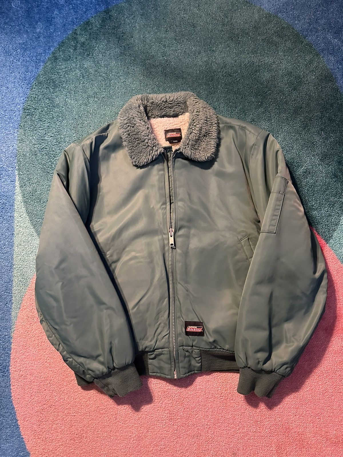 Supreme Dickies Fur Collar Bomber Jacket supreme Dickies jacket