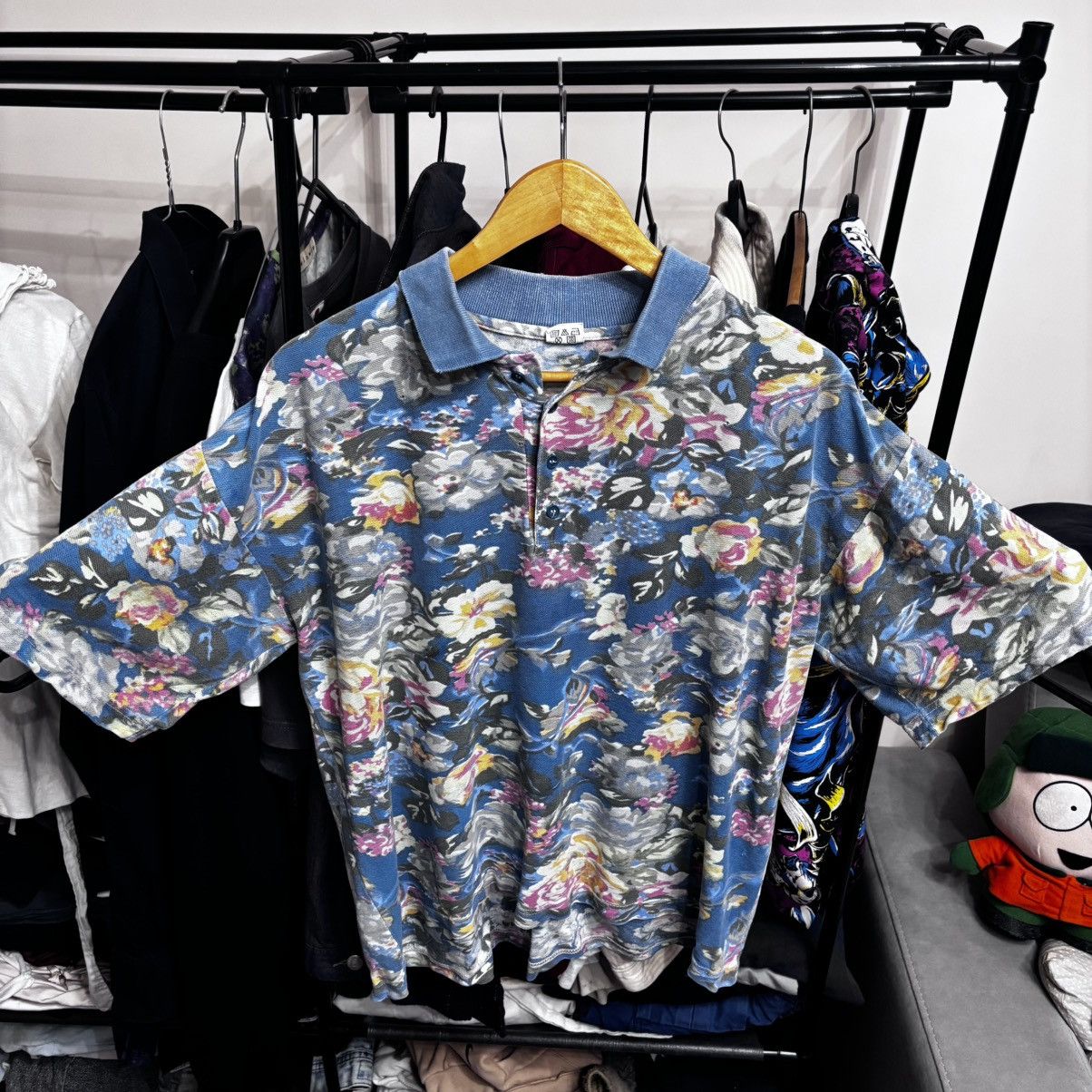 Vintage Vintage 70’s Flowers T-Shirt Boxy Grunge ERD Punk Size US M / EU 48-50 / 2 - 1 Thumbnail