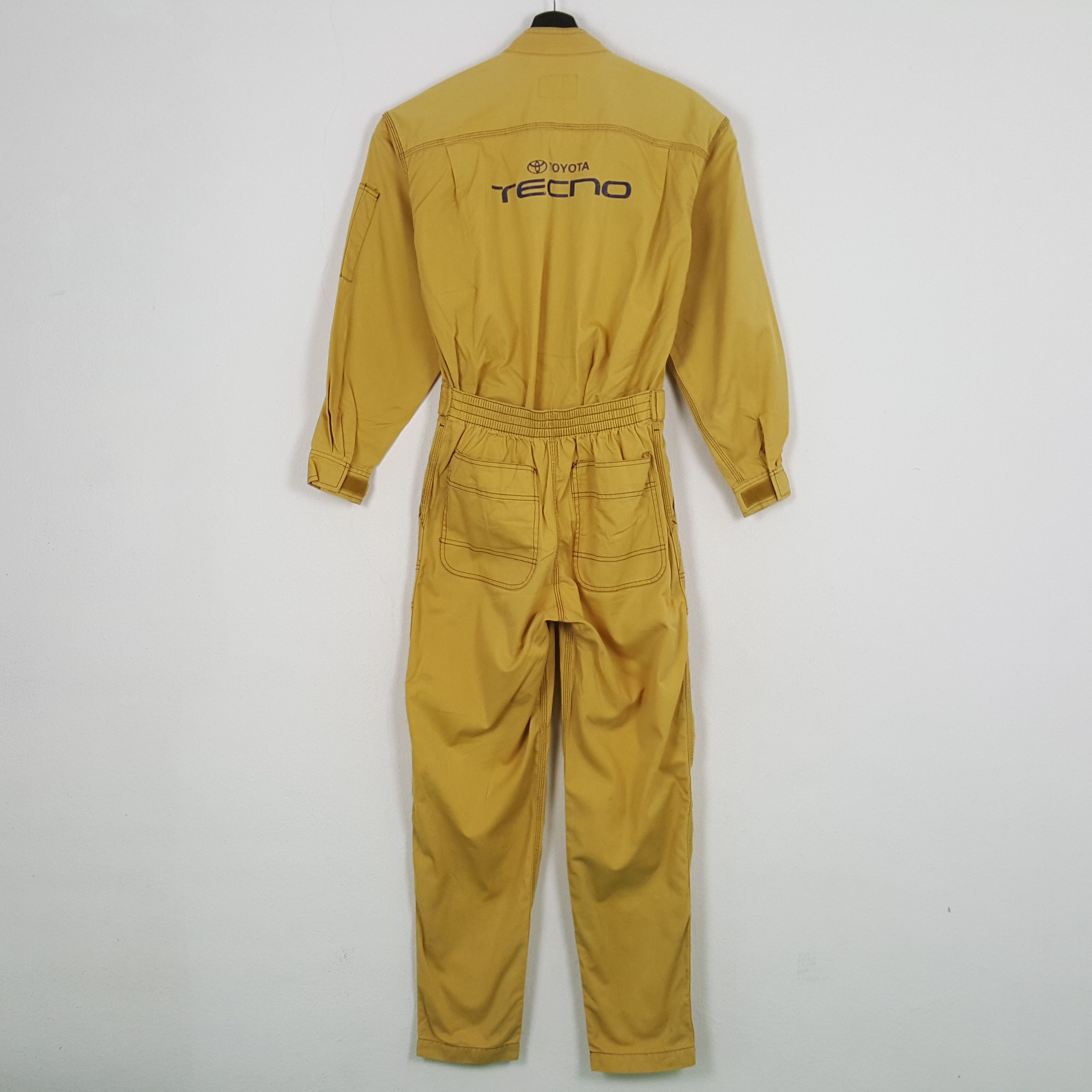 Vintage Toyota Tecno Japanese Motorsports Coverall Jacket C300N10 Size US XS / EU 42 / 0 - 1 Thumbnail