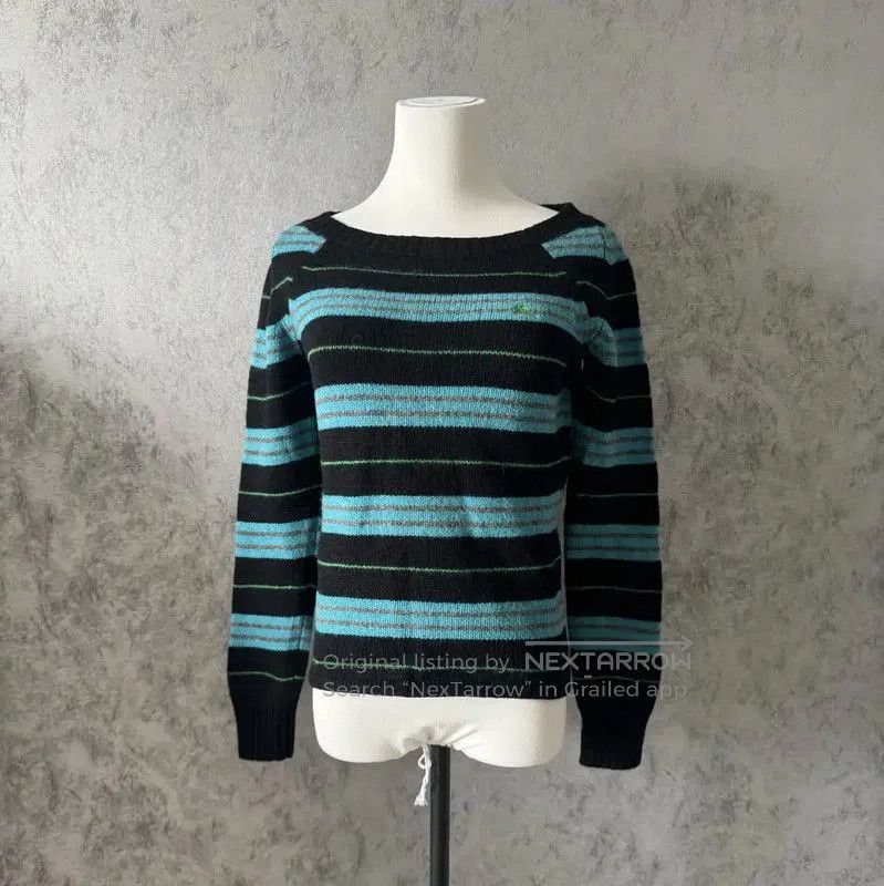 Burberry Burberry Color Block Wool Striped Sweater. Size M / US 6-8 / IT 42-44 - 2 Thumbnail