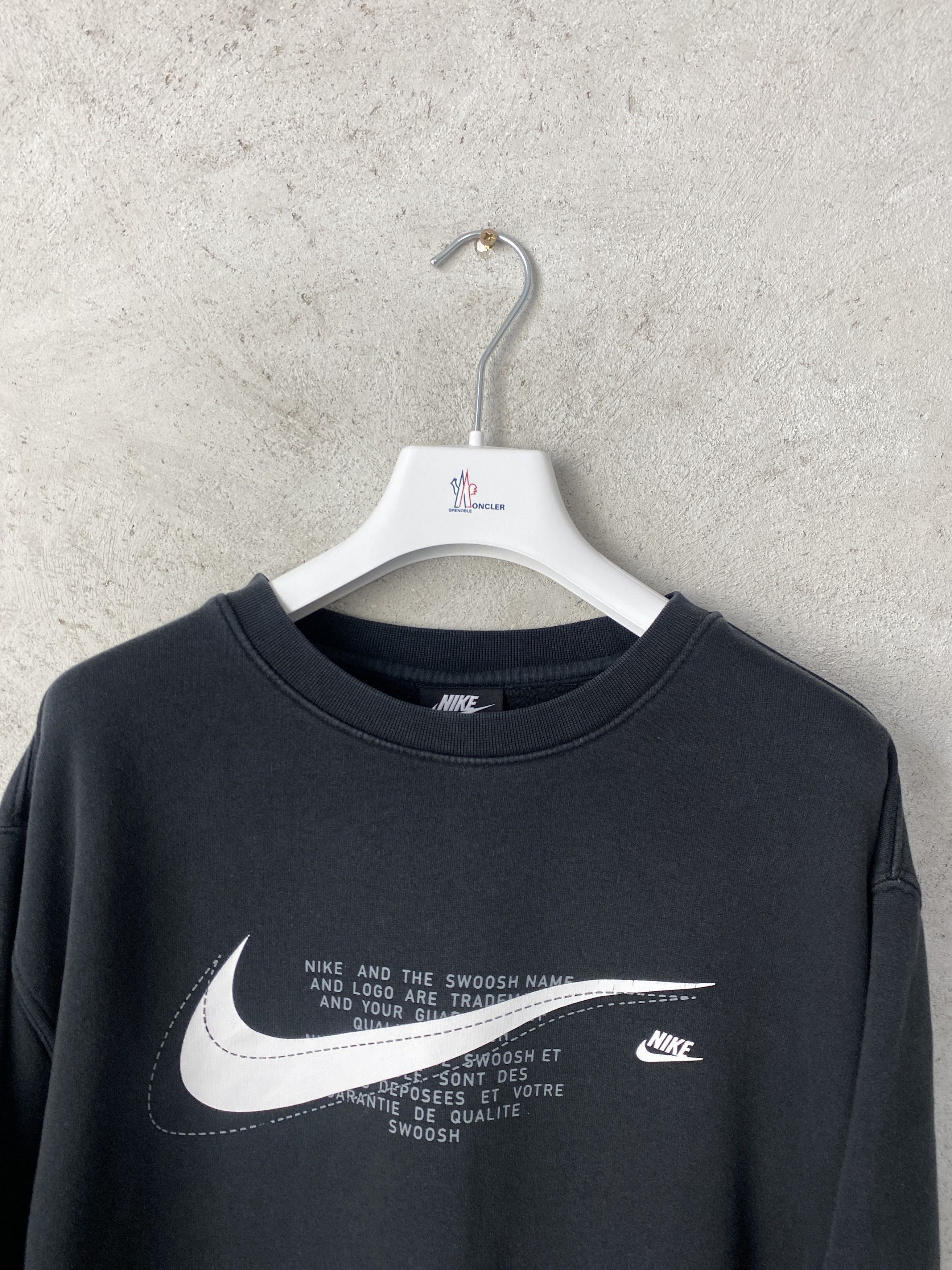 Nike Nike big swoosh sweatshirt crewneck drill drip Size US L / EU 52-54 / 3 - 2 Thumbnail