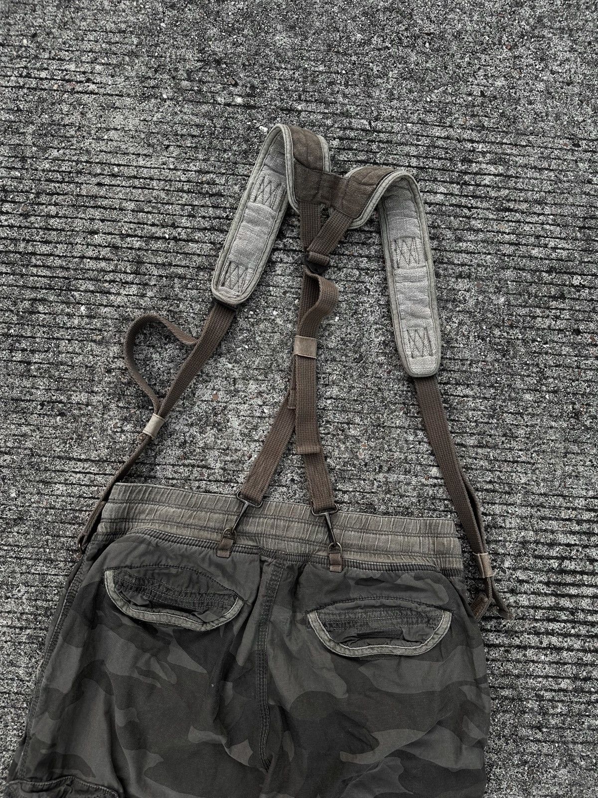 GOA GOA Suspender Camo Parachute Cargo Pants Size US 32 / EU 48 - 10 Thumbnail