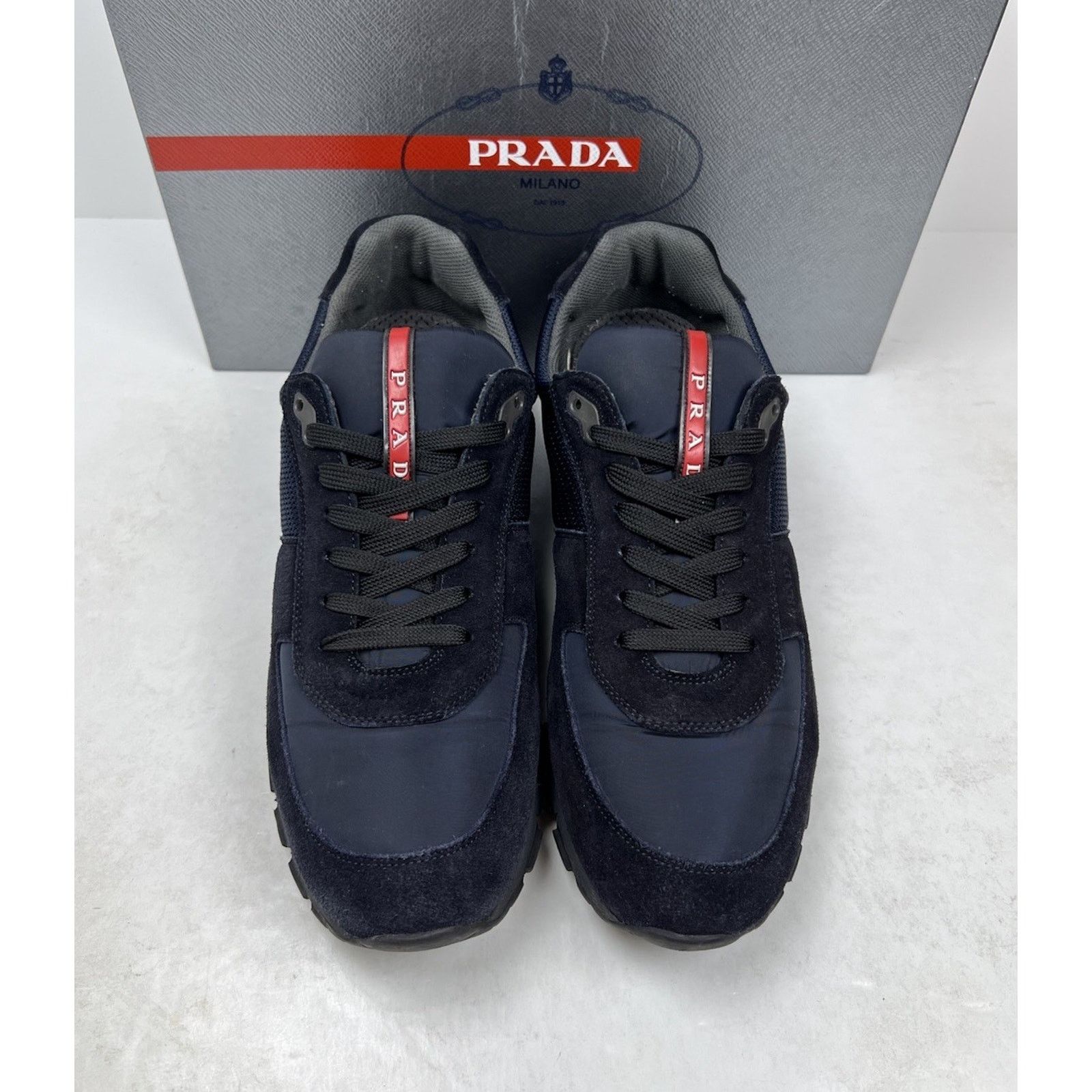 Prada Size 9UK/10US - Prada Matchrace Blue Nylon Suede Size US 10 / EU 43 - 2 Thumbnail