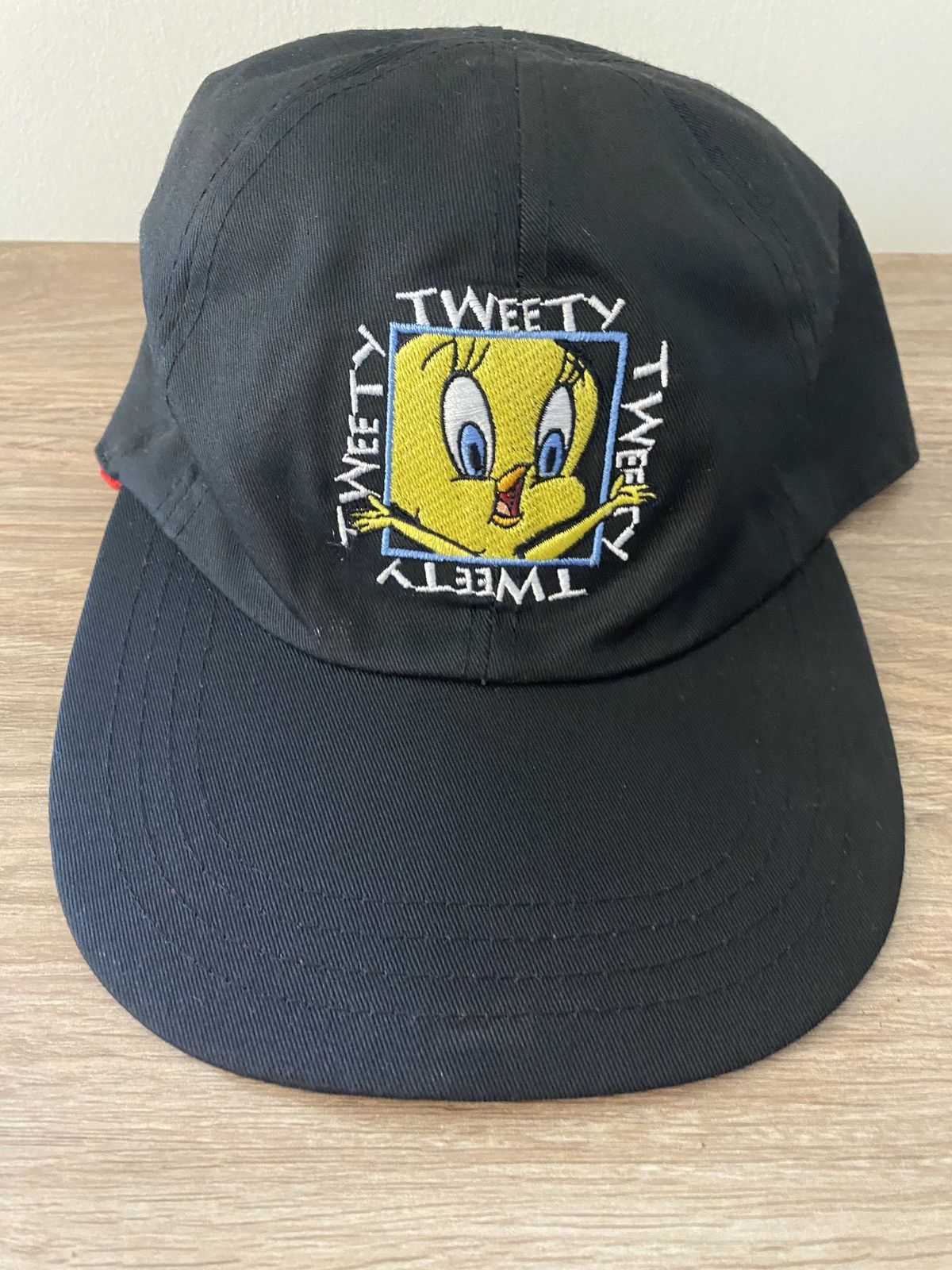 Vintage Vintage 90’s Taz Tweety Reversible Looney Tunes Fitted Cap Size ONE SIZE - 4 Thumbnail