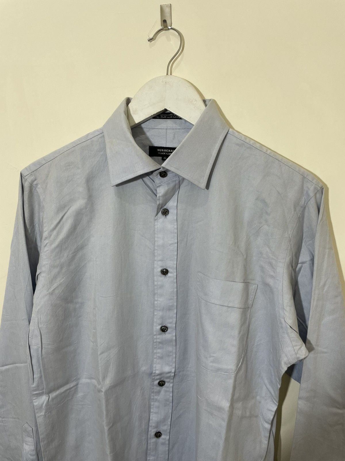 Burberry 2000s Burberry Blue Shirt Streerwear Novacek Balen Y2K Size US L / EU 52-54 / 3 - 2 Thumbnail