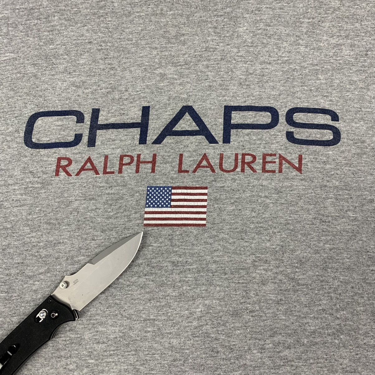 Chaps Ralph Lauren Vintage Chaps Ralph Lauren T-Shirt Made in USA Tee 1990’s Size US L / EU 52-54 / 3 - 11 Thumbnail