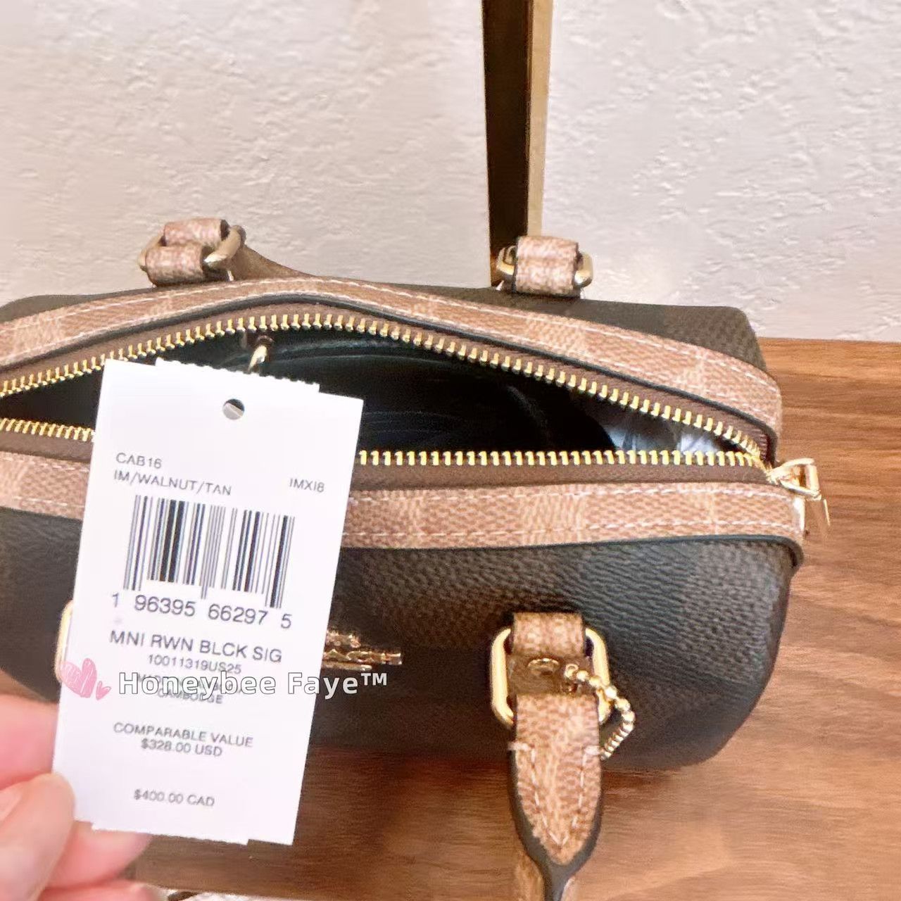 Coach Mini Rowan Crossbody Bag In Blocked Signature Canvas CAB16 Size ONE SIZE - 5 Thumbnail