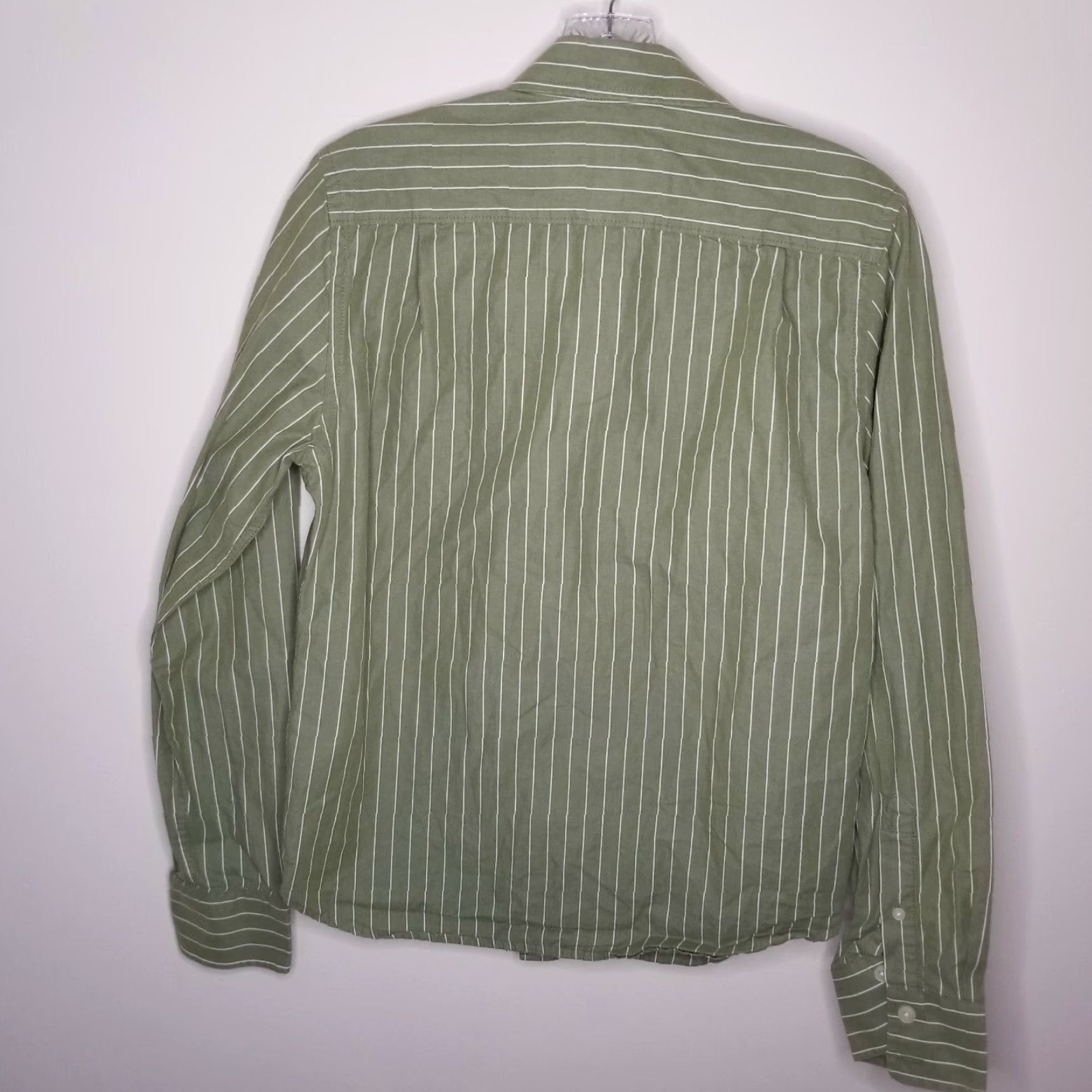 Abercrombie & Fitch Abercrombie & Fitch Shirt Men XL Green Muscle Long Sleeve Button-Up - Regular Fit, 19" Pit to Pit, 25" Length Size US XL / EU 56 / 4 - 5 Thumbnail