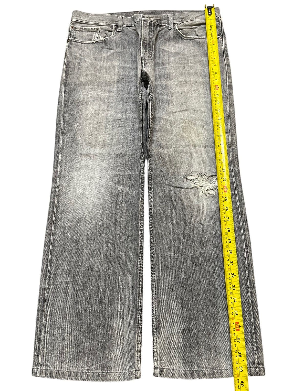Levi's Vintage 90s Levis 502 Faded Wash Distress Style Loose Jeans Size US 36 / EU 52 - 13 Thumbnail