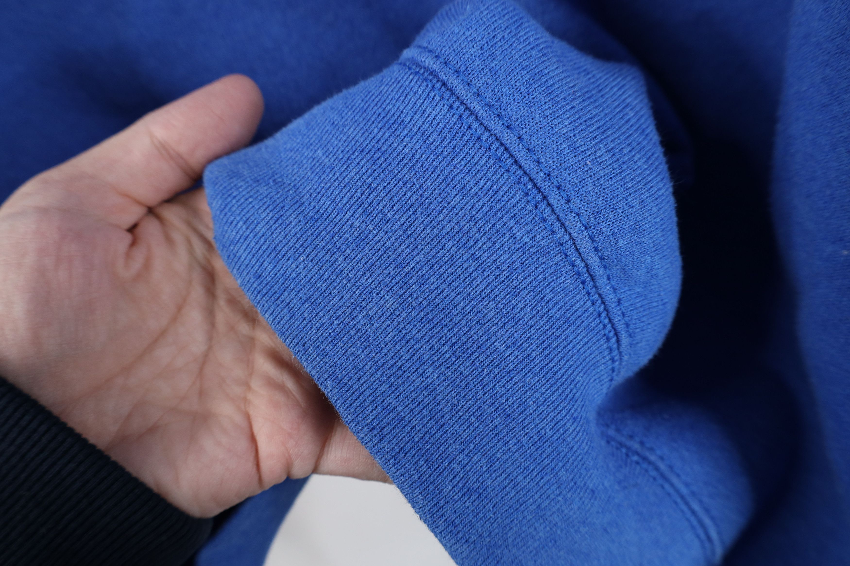 Vintage Vintage 90s Hockey Mom Varsity Crewneck Sweatshirt Blue USA Size L / US 10 / IT 46 - 8 Thumbnail