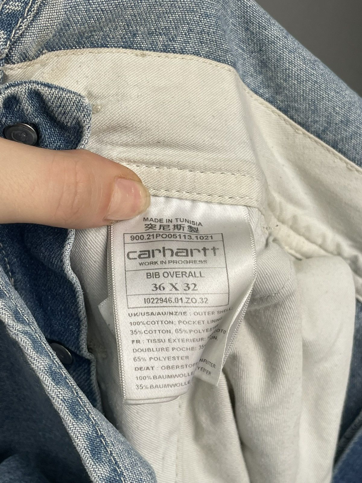 Carhartt Distressed overall Carhartt fashion pants carpenter y2k Size US 36 / EU 52 - 13 Thumbnail