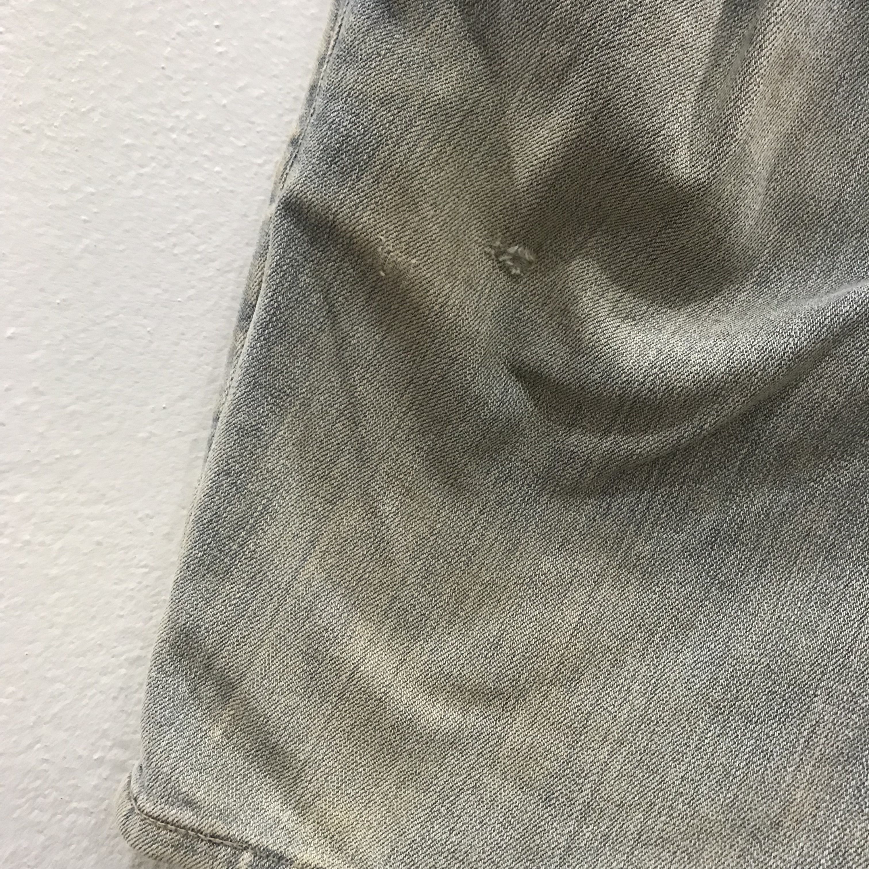 Helmut Lang Vintage Helmut Lang Short Stone Washed Faded Blue Jean Size US 27 - 4 Thumbnail