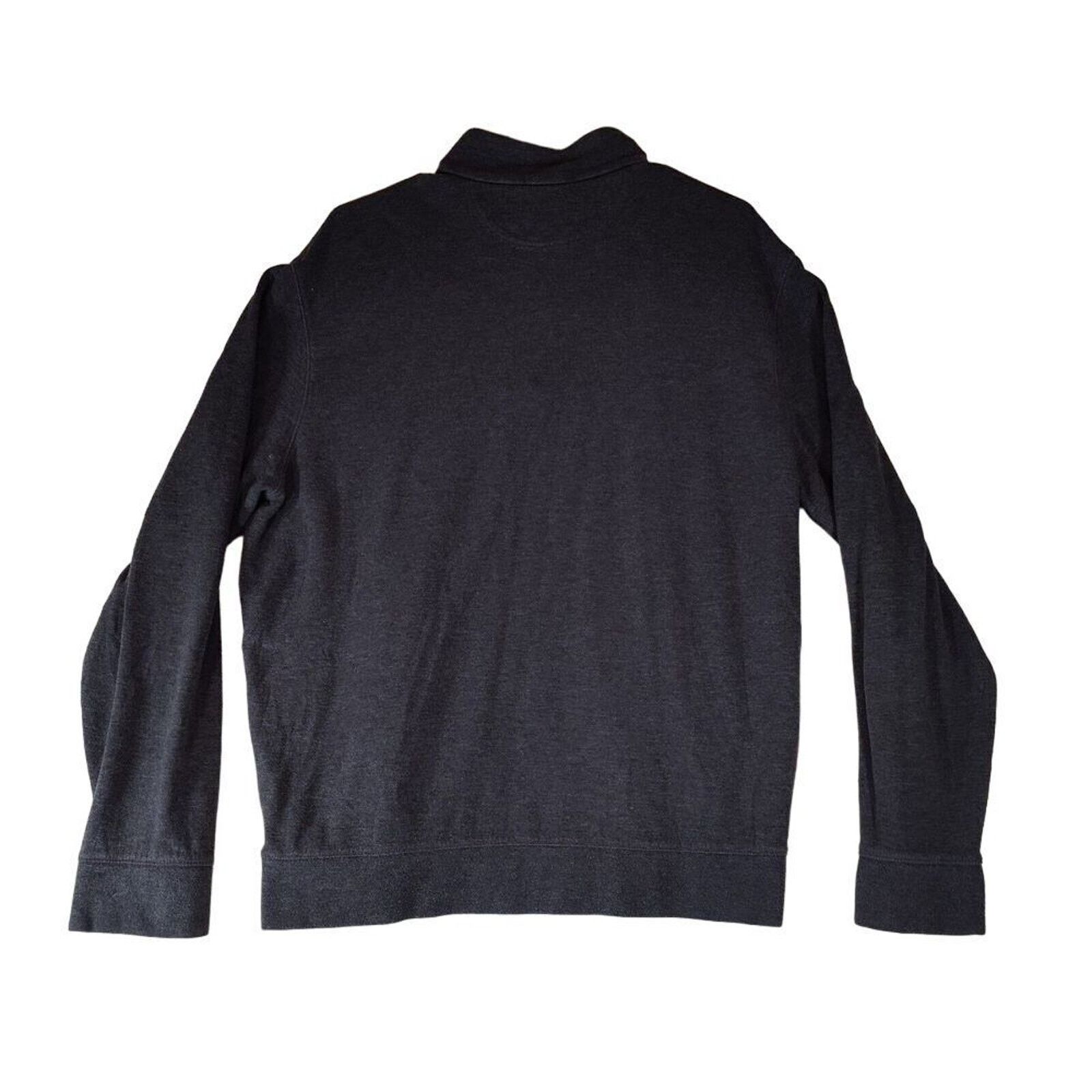 Polo Ralph Lauren Polo Ralph Lauren 1/4 Zip Sweater Men Large Grey Pullover Size US L / EU 52-54 / 3 - 3 Thumbnail