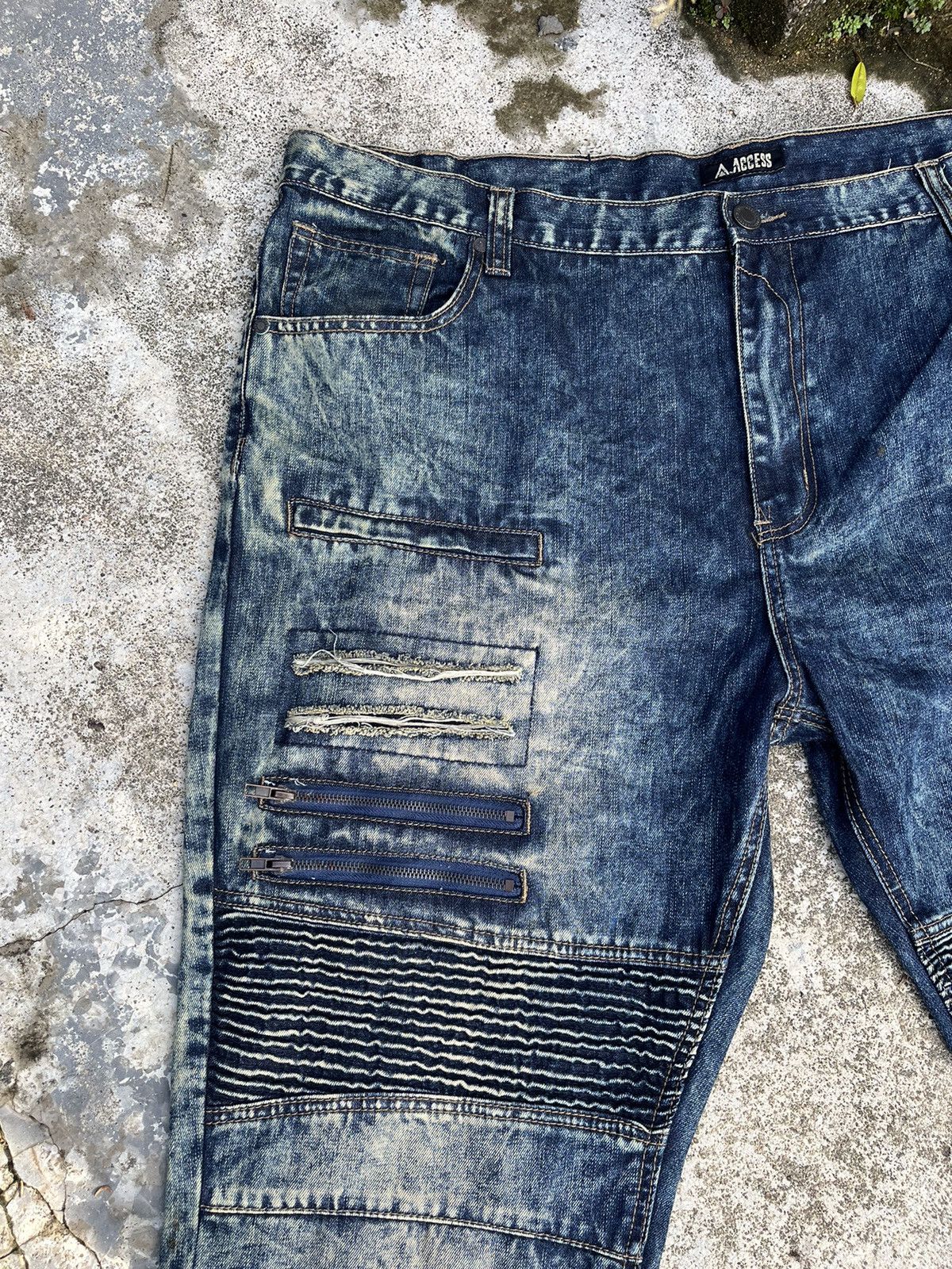 If Six Was Nine × Japanese Brand × Le Grande Bleu (L.G.B.) Baggy Crazy LGB Inspired Denim Size US 38 / EU 54 - 4 Thumbnail