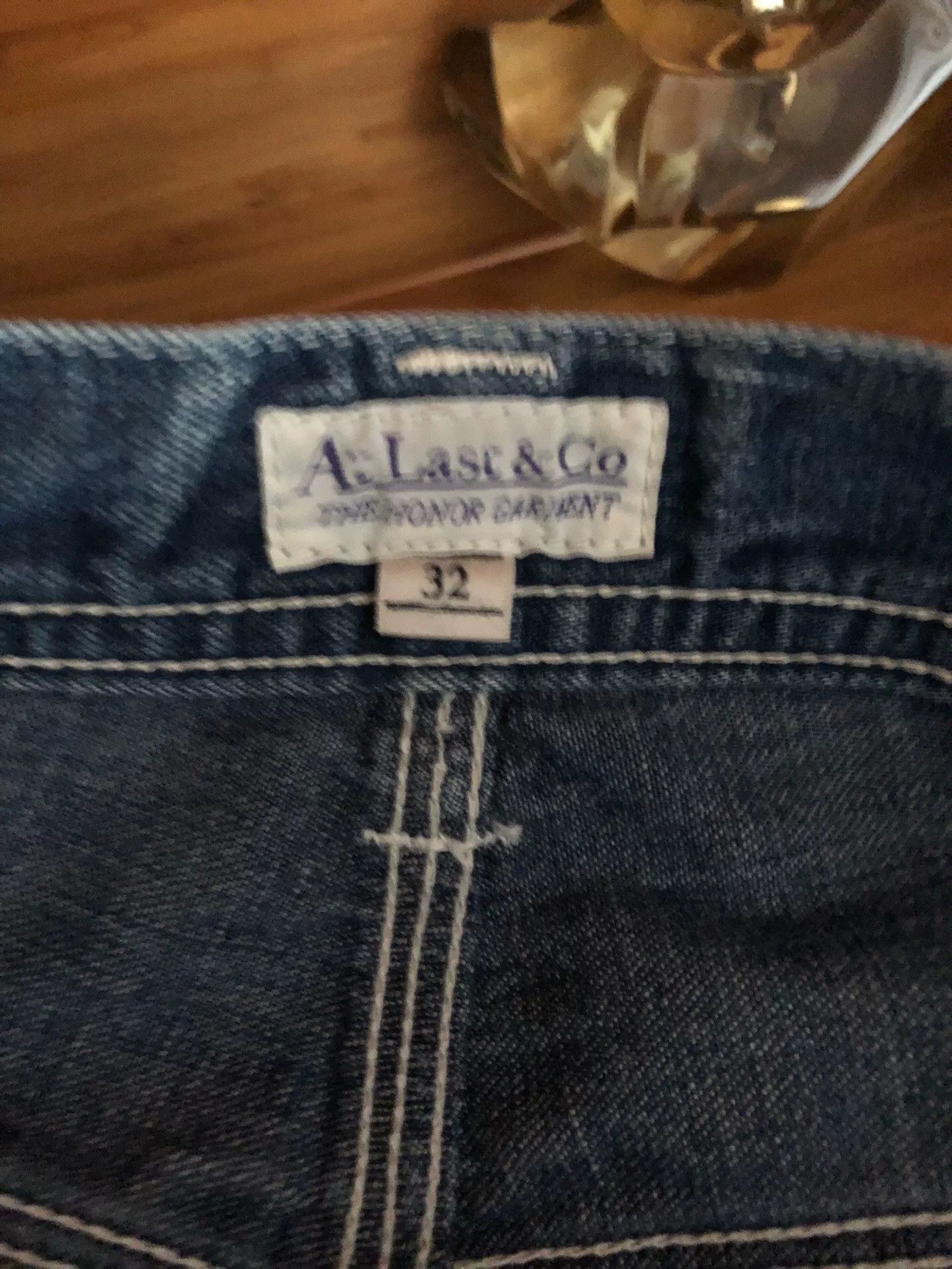 At Last & Co At Last Co Washed Straight Wide-Leg Jeans Size US 32 / EU 48 - 9 Thumbnail