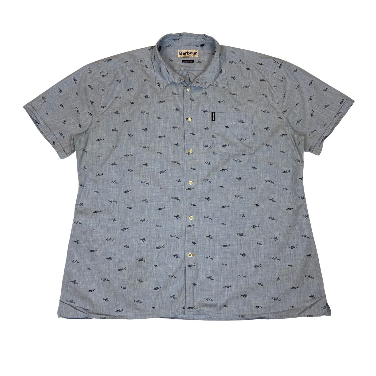 Barbour Barbour Summer Print Short Sleeve Button Up Shirt Large Size US L / EU 52-54 / 3 - 1 Thumbnail