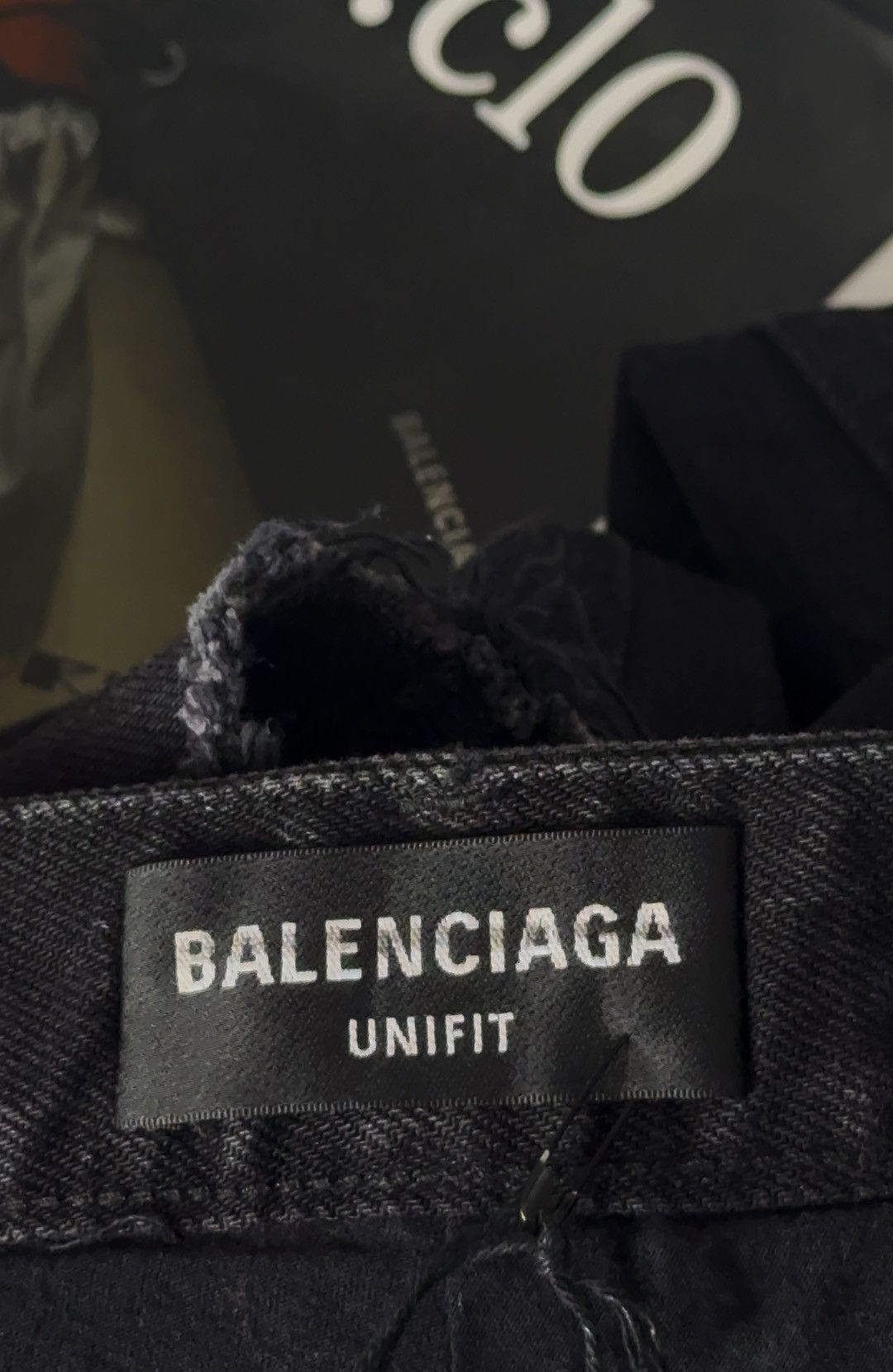 Balenciaga ✅Balenciaga Black Slashed Jeans Distressed Denim XS Size US 28 / EU 44 - 7 Thumbnail