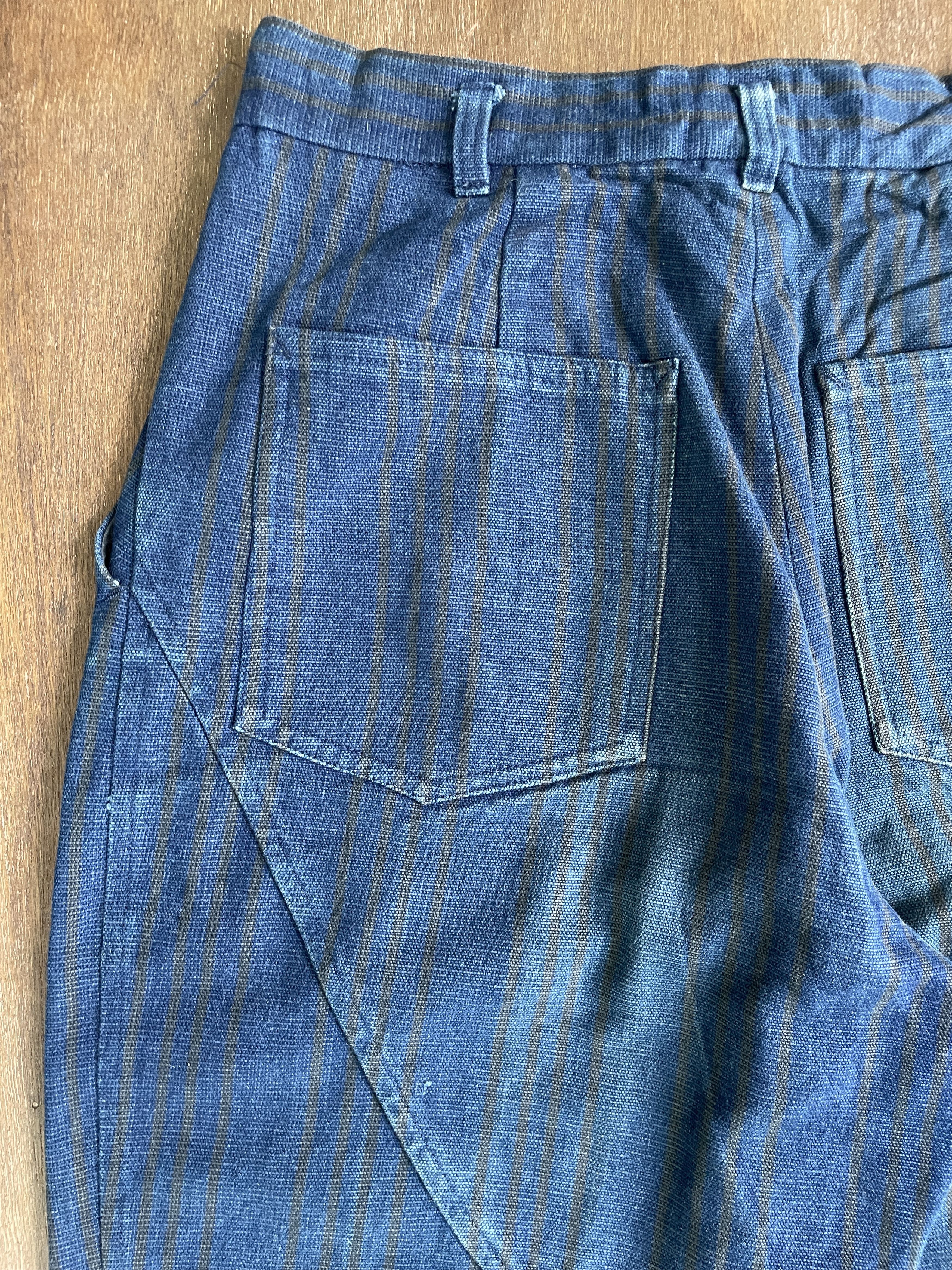 Yohji Yamamoto Y's YOHJI YAMAMOTO Stripped Baloon Pants Size US 27 - 8 Thumbnail