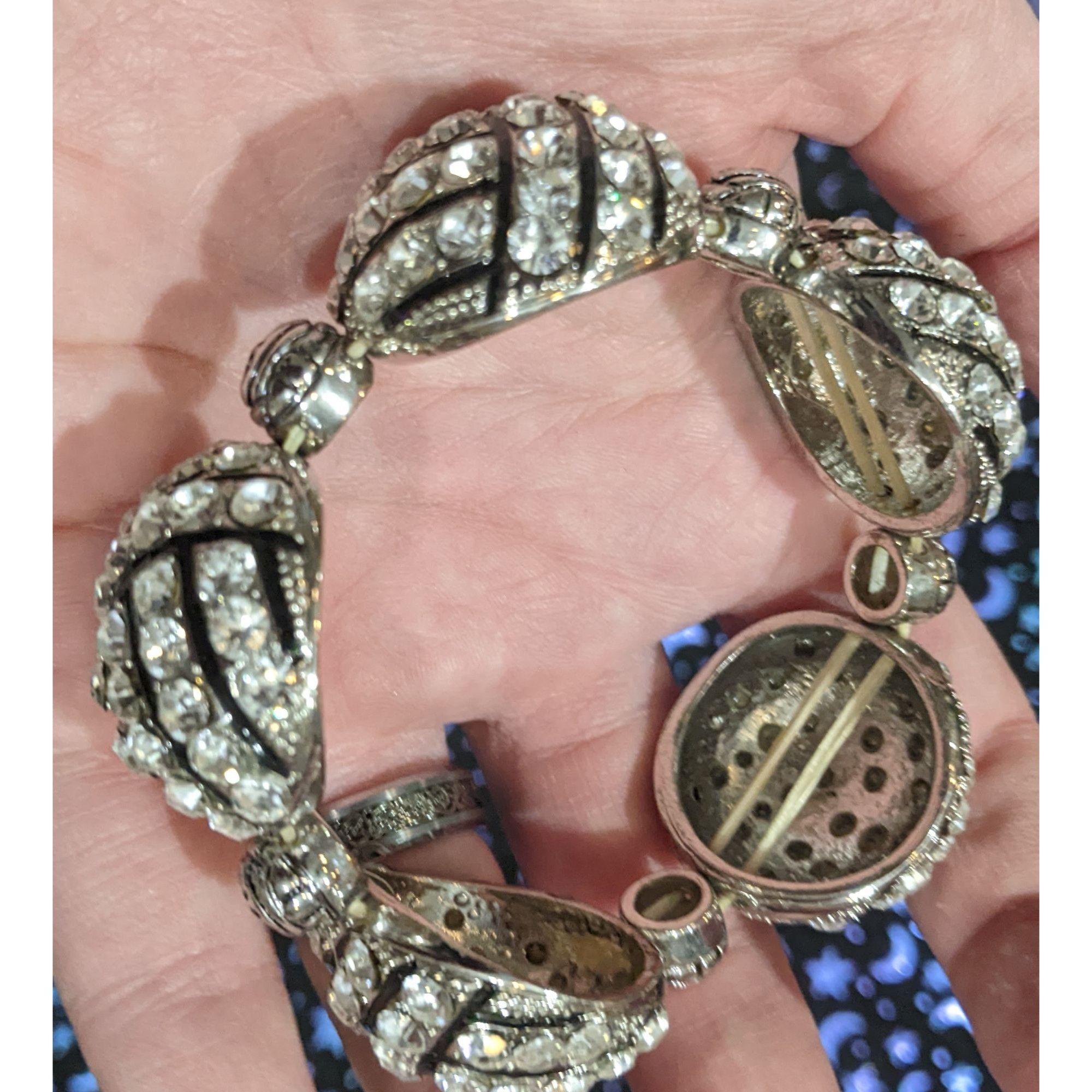 Other Kenz Laurenz Rhinestone Volleyball Bracelet Size ONE SIZE - 6 Thumbnail