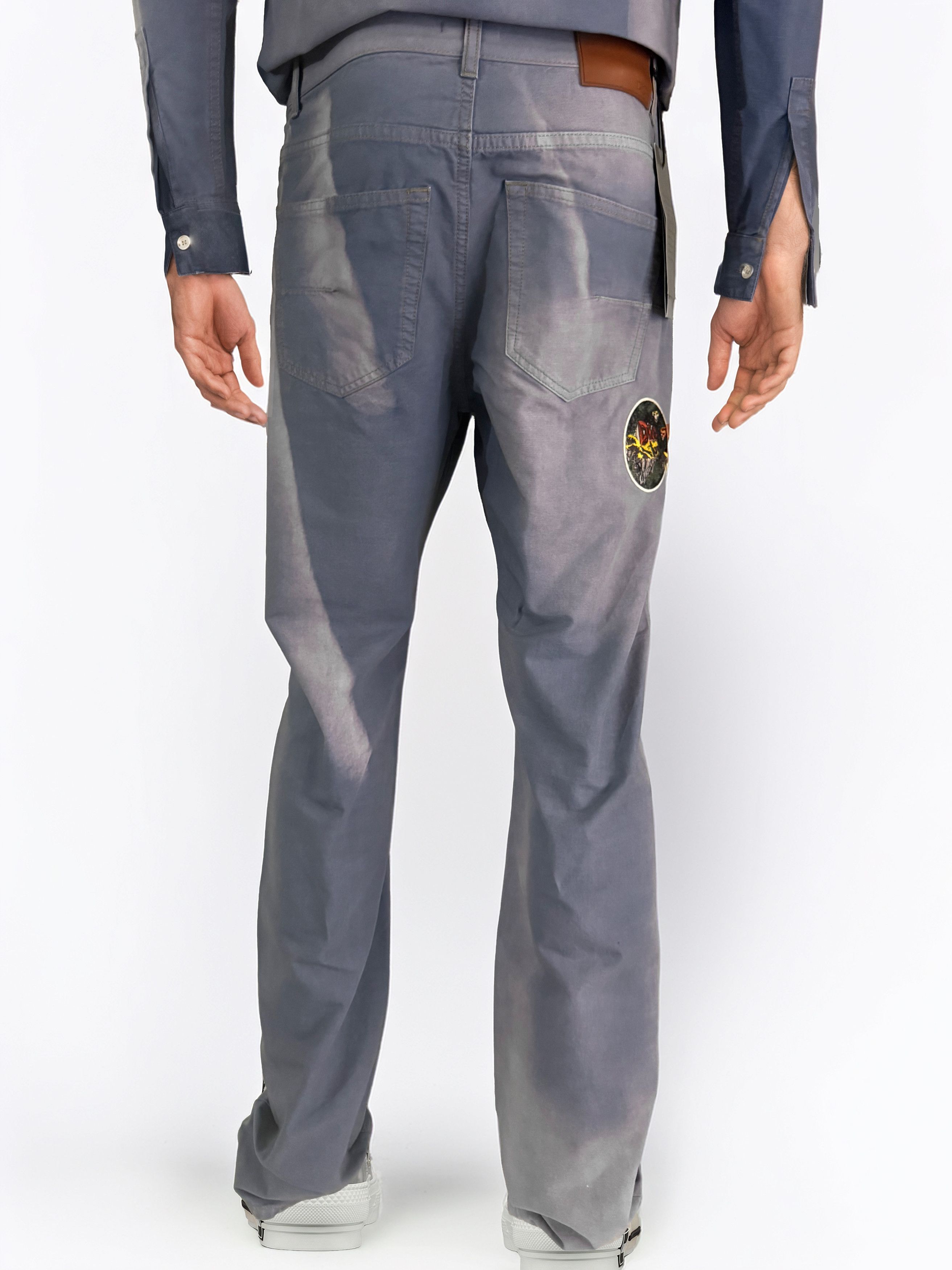 Dior Dior Jeans Embroidery AsteroDior Size US 31 - 2 Thumbnail