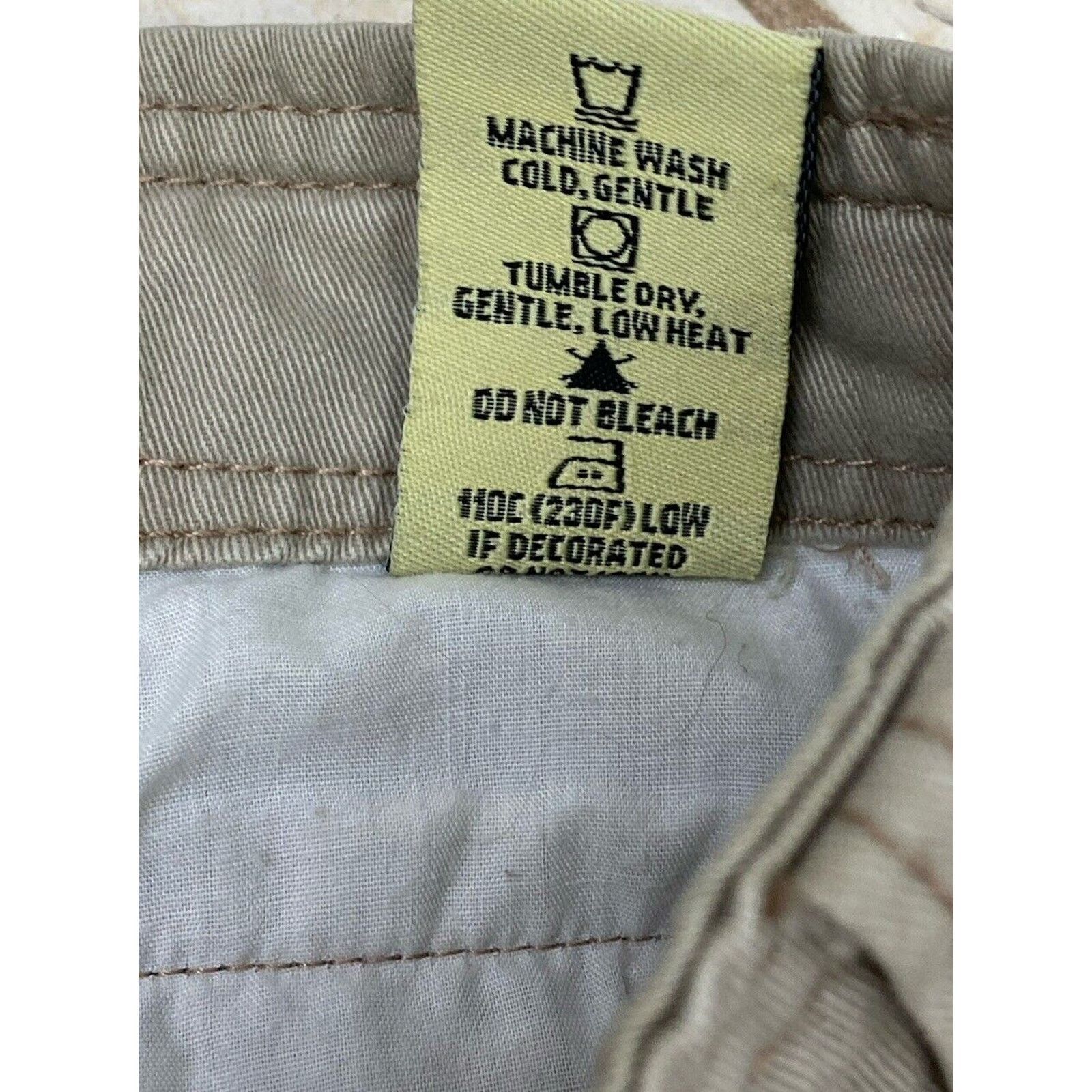 Ed Hardy VTG Ed Hardy Khaki Cargo Pants 27 Skull Patches Rhinestone Size 27" / US 4 / IT 40 - 9 Thumbnail