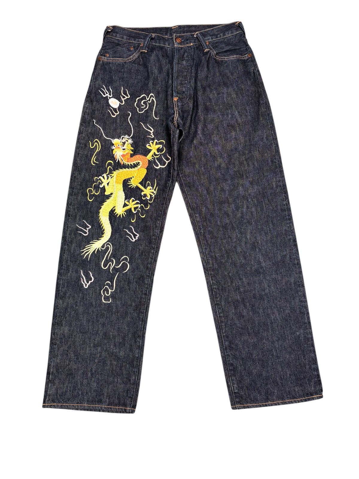 Evisu Vintage Evisu Yamane Tiger Dragon Motive. S018 Size US 30 / EU 46 - 1 Thumbnail