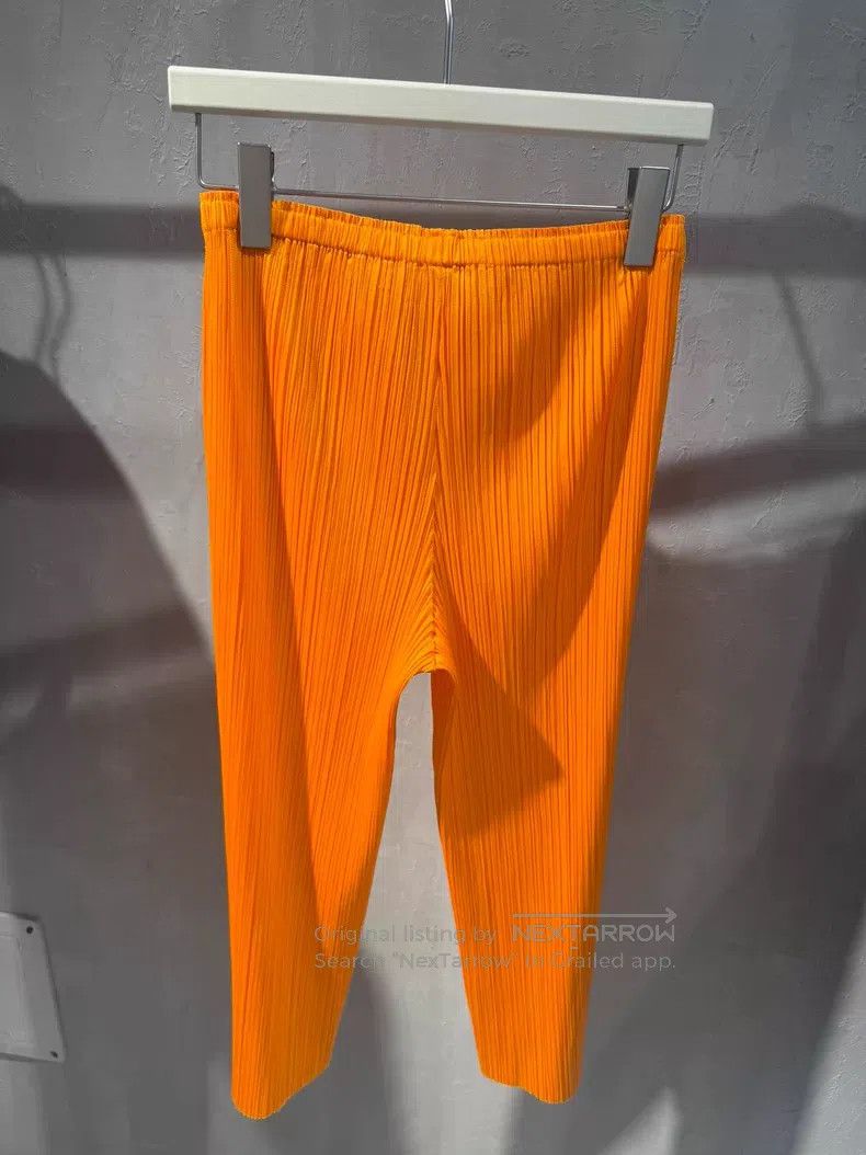 Issey Miyake Issey Miyake Orange Pants Size 25" / US 0 / IT 36 - 2 Thumbnail