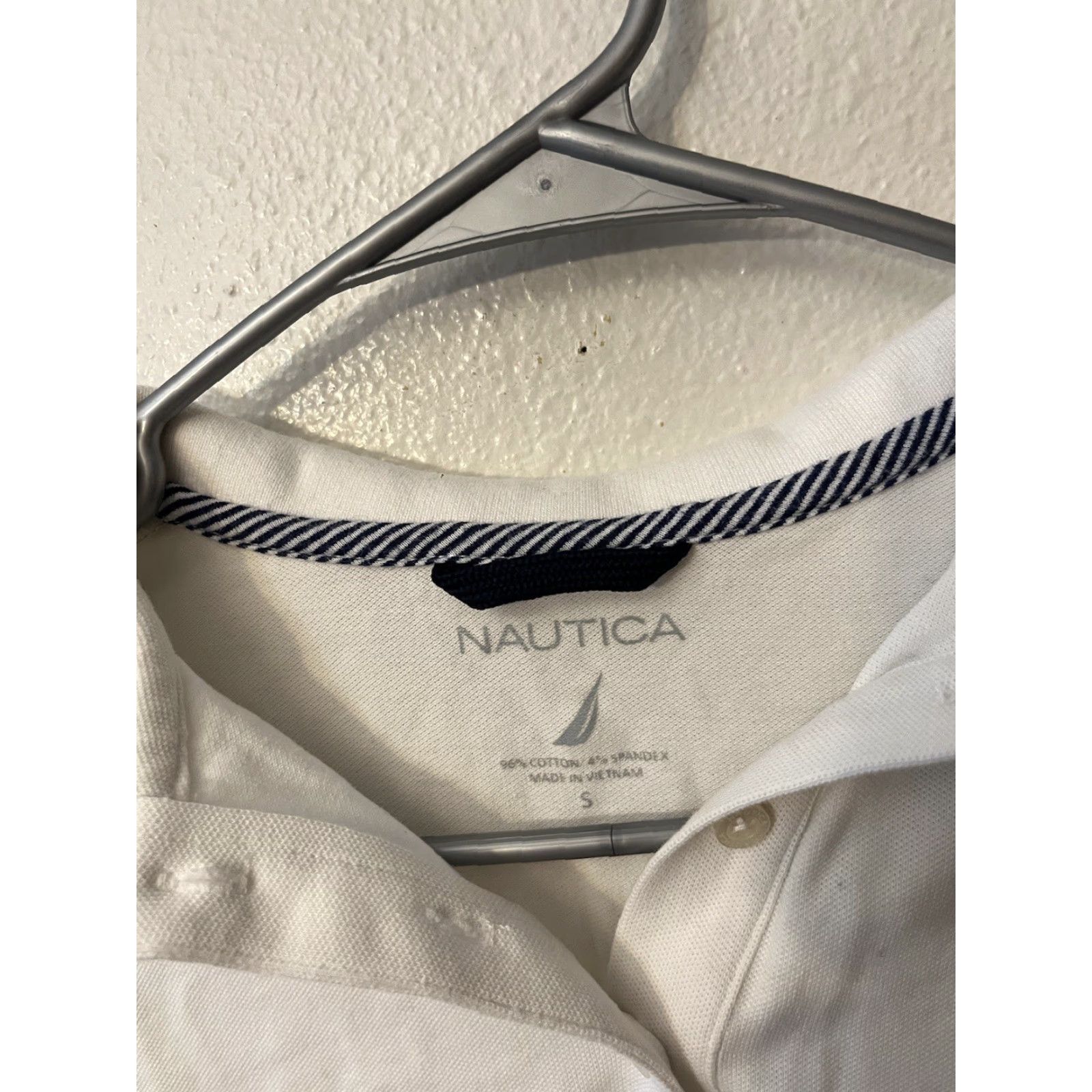 Nautica Nautica Polo Shirt Women’s Short Sleeve Reg Fit S White Size 28" / US 6 / IT 42 - 3 Thumbnail