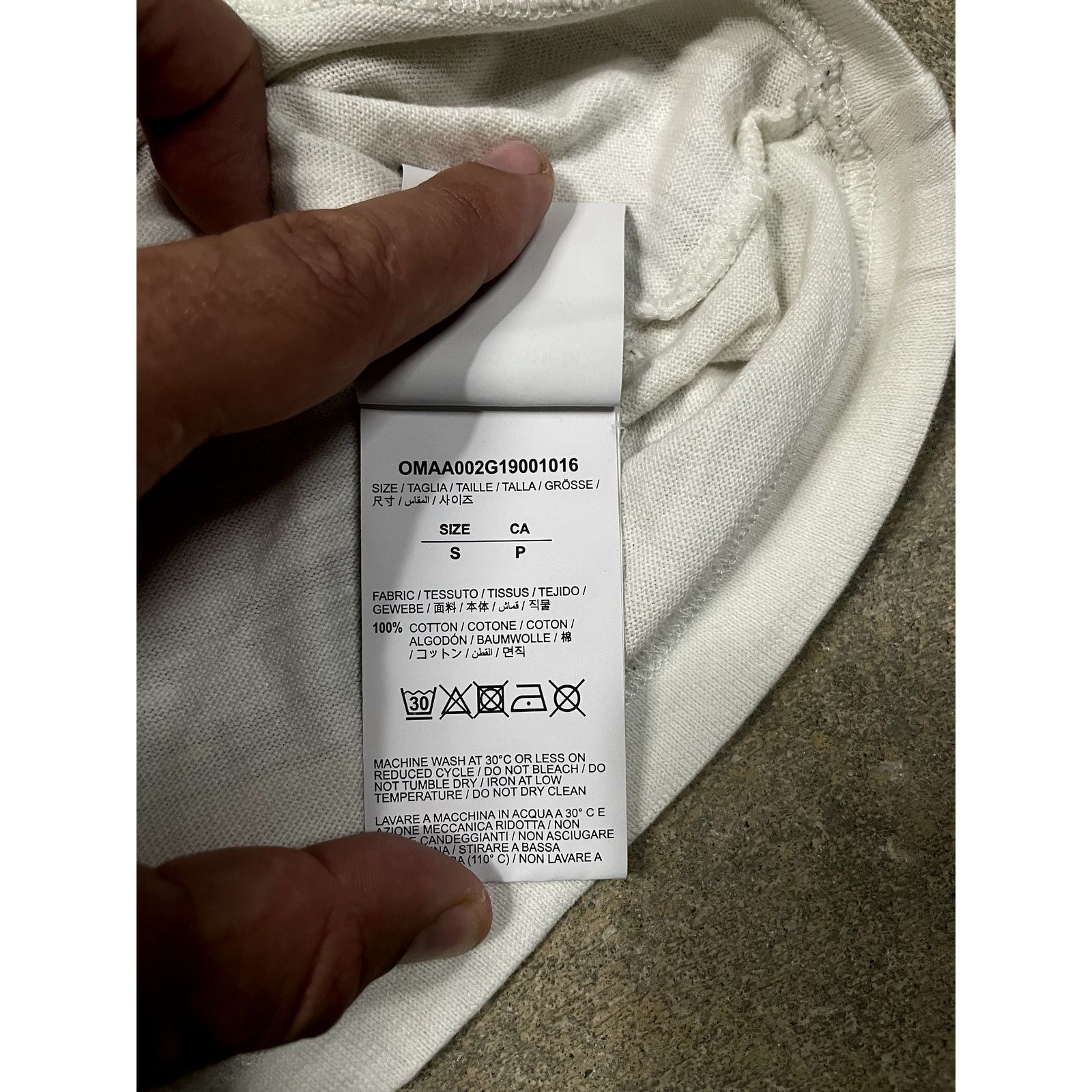 Off-White Off White Mirror Tee White Small Size US S / EU 44-46 / 1 - 4 Thumbnail