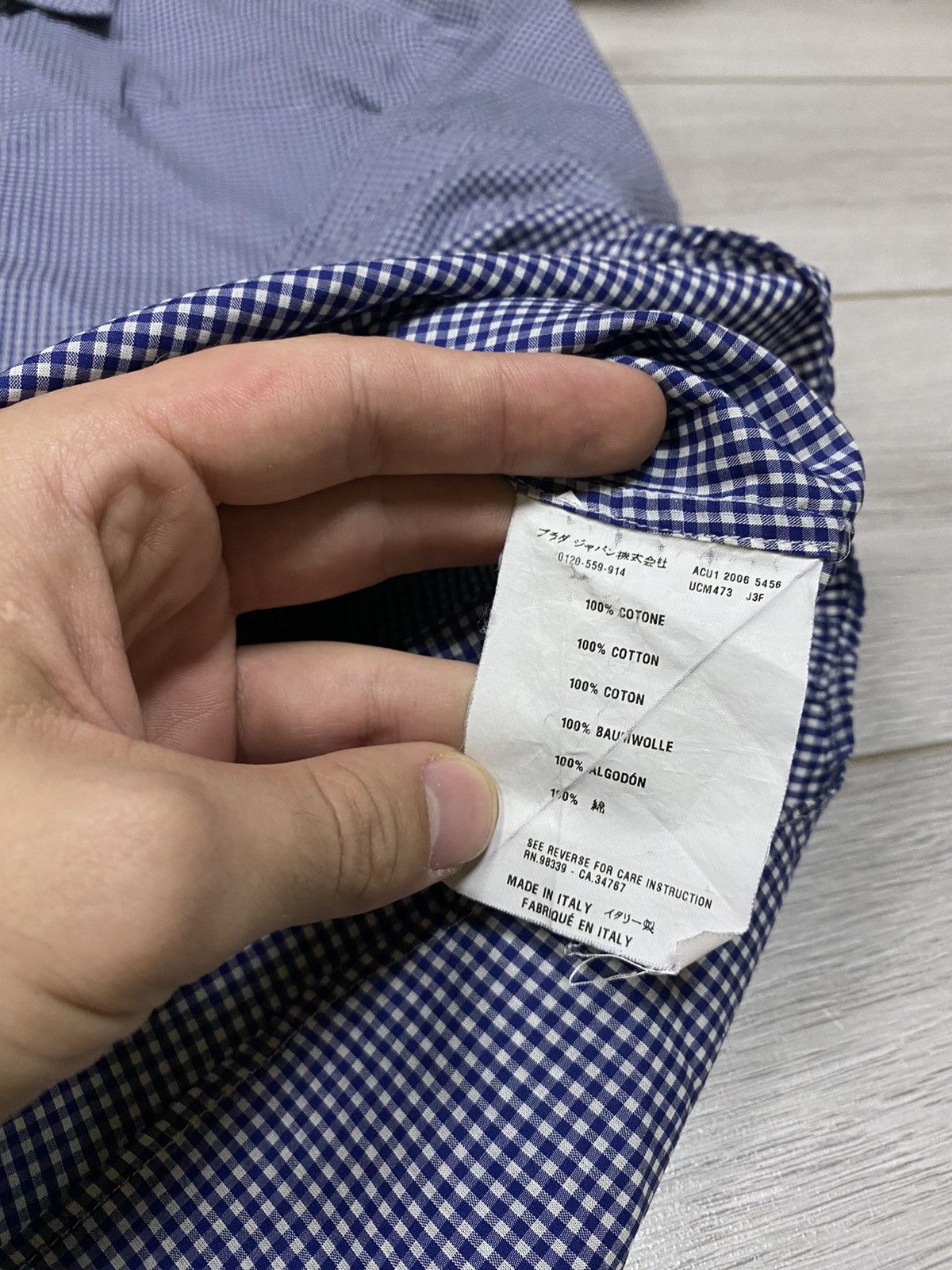 Prada Prada milano vintage shirt buttons Size US M / EU 48-50 / 2 - 5 Thumbnail