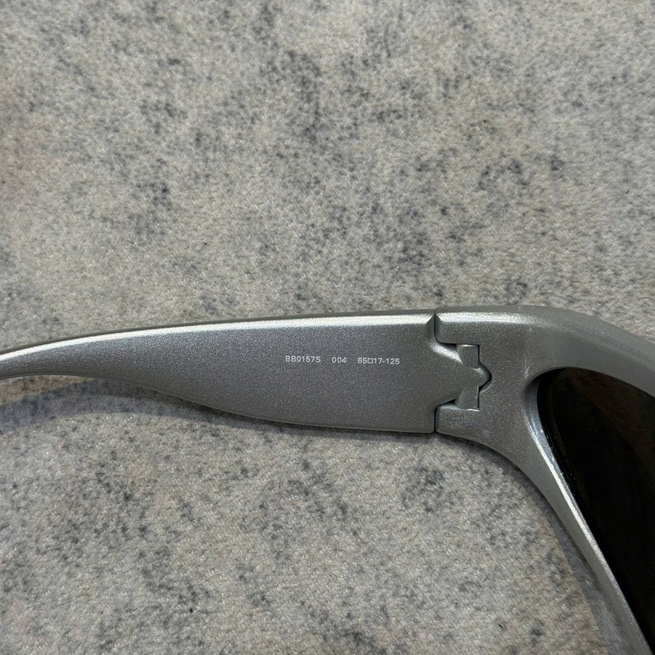 Balenciaga BALENCIAGA BB0157S 004 Sunglasses SILVER Size ONE SIZE - 4 Thumbnail
