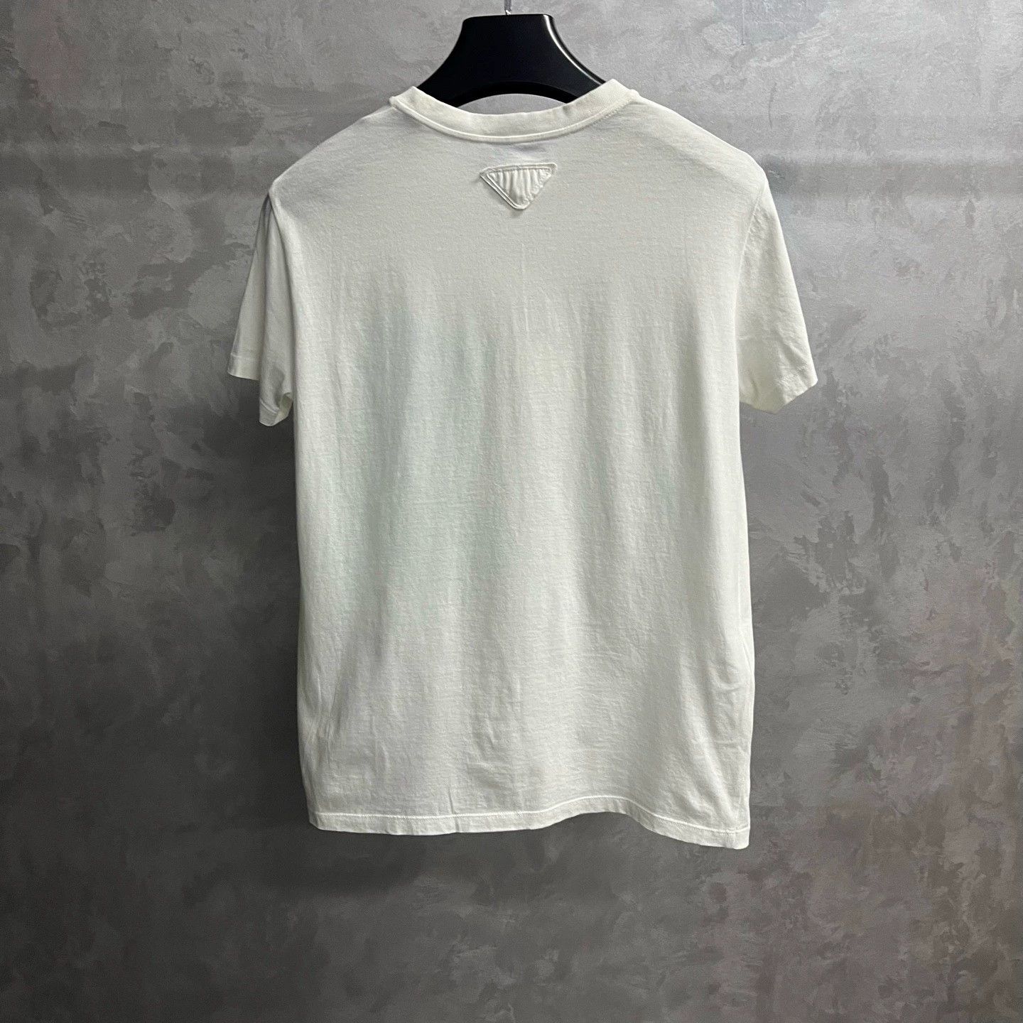 Prada prada white graphic print short sleeve t-shirt Size US L / EU 52-54 / 3 - 5 Thumbnail