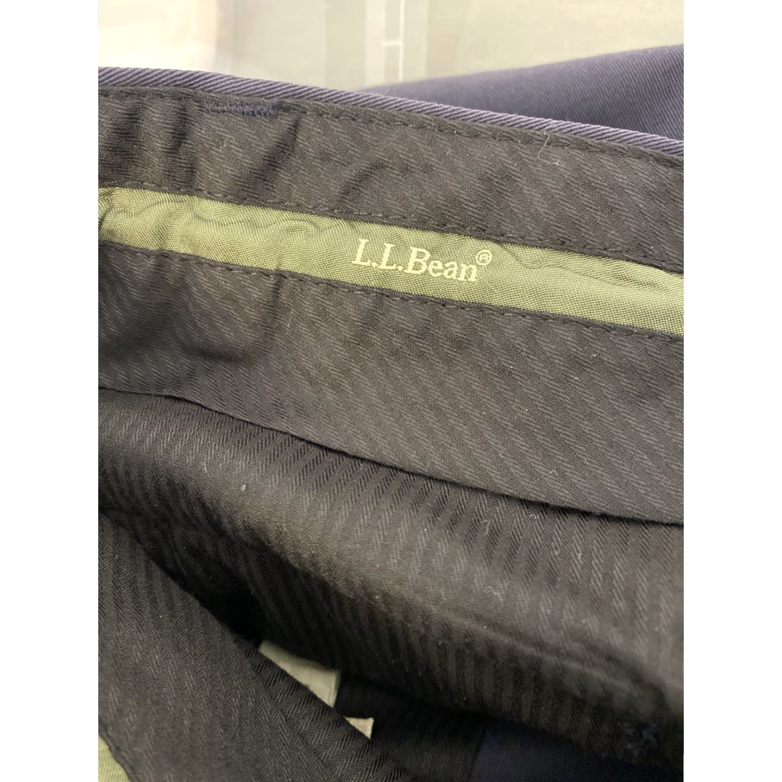 Vintage VINTAGE L.L. Bean Chino Pants Mens Size 38x32 Navy Cotton Casual Workwear Size US 38 / EU 54 - 7 Thumbnail