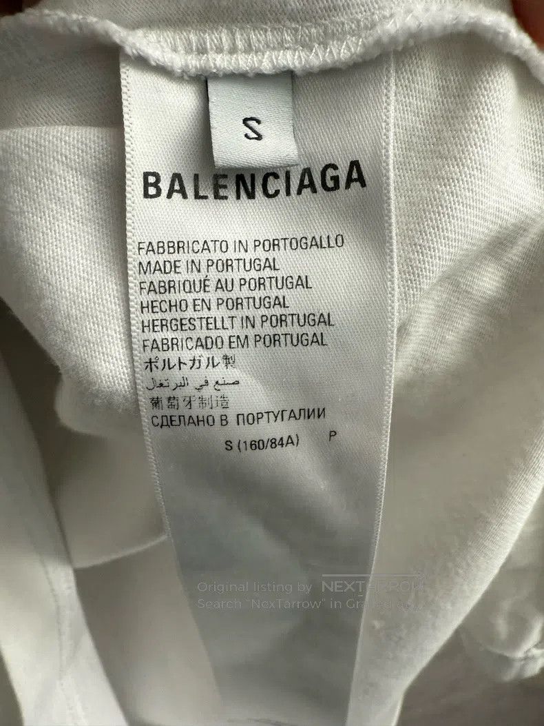 Balenciaga Balenciaga Logo letter printed round neck pullover short s Size US S / EU 44-46 / 1 - 5 Thumbnail