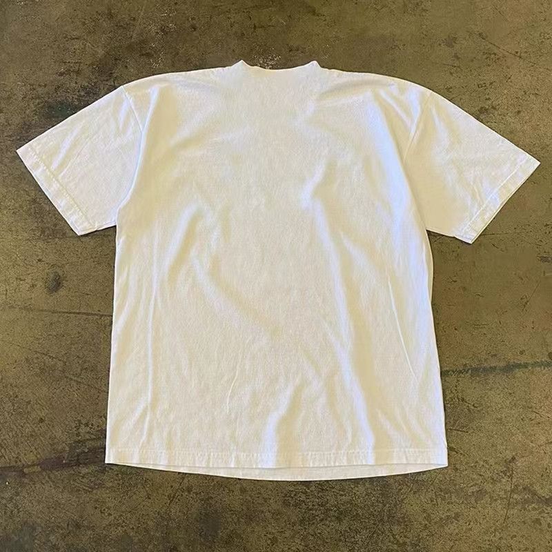 Japanese Brand × Vintage White retro tee with tomato pattern Size US L / EU 52-54 / 3 - 2 Thumbnail