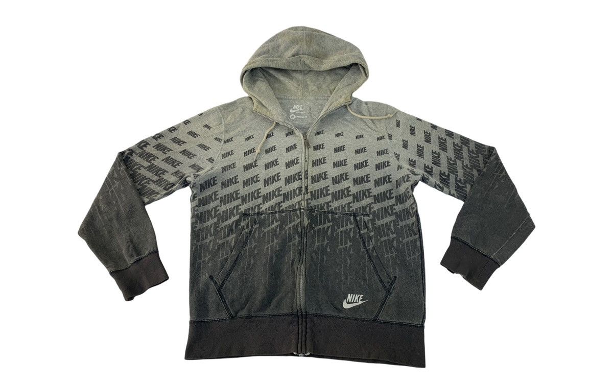 Nike Nike Sportswear Zip Up Hooded Nova Checked Design Spell Out Size US M / EU 48-50 / 2 - 1 Thumbnail
