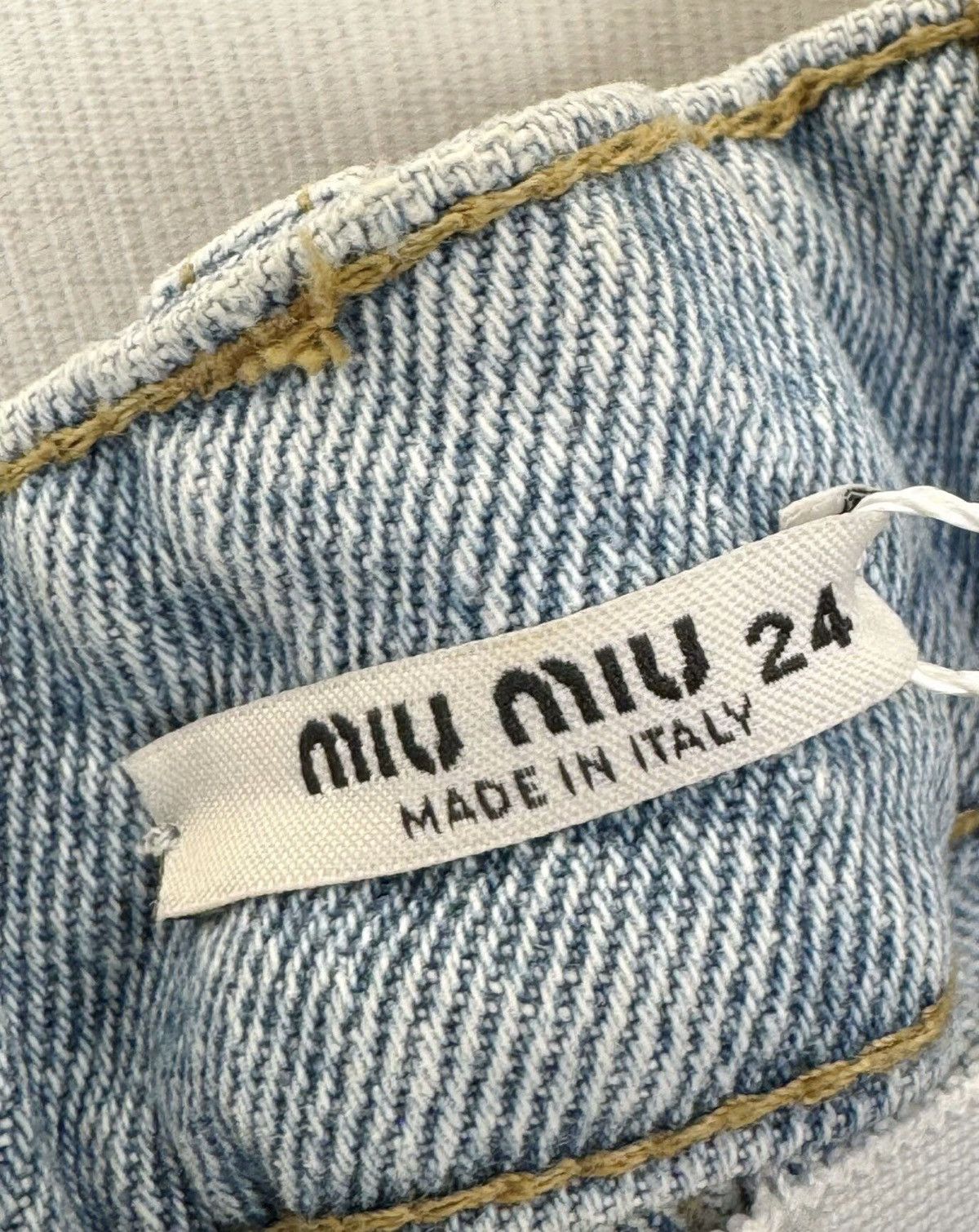 Miu Miu Miumiu denim shorts Size 24" / US 00 / IT 34 - 4 Thumbnail