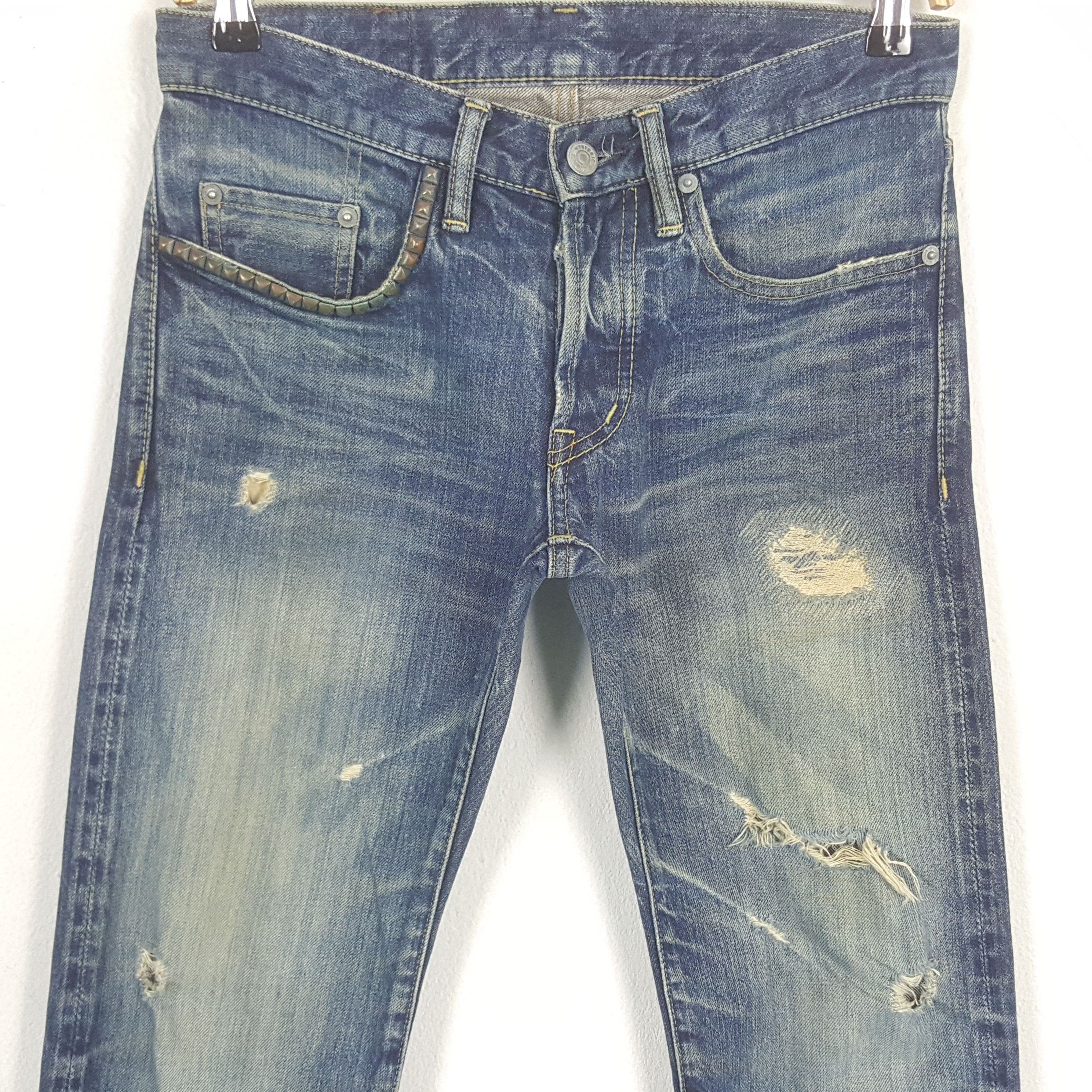 Hysteric Glamour × Japanese Brand × Vintage Vintage Hysteric Glamour Selvedge Custom Logo Denim Jeans Size US 30 / EU 46 - 5 Thumbnail