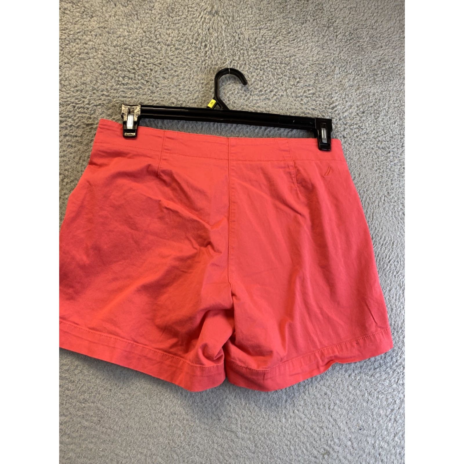 Nautica Nautica Women's Pink Shorts Size 6 Mid Rise Twill Casual Chino Pockets Elastane Cotton Ladies Size 28" / US 6 / IT 42 - 7 Thumbnail