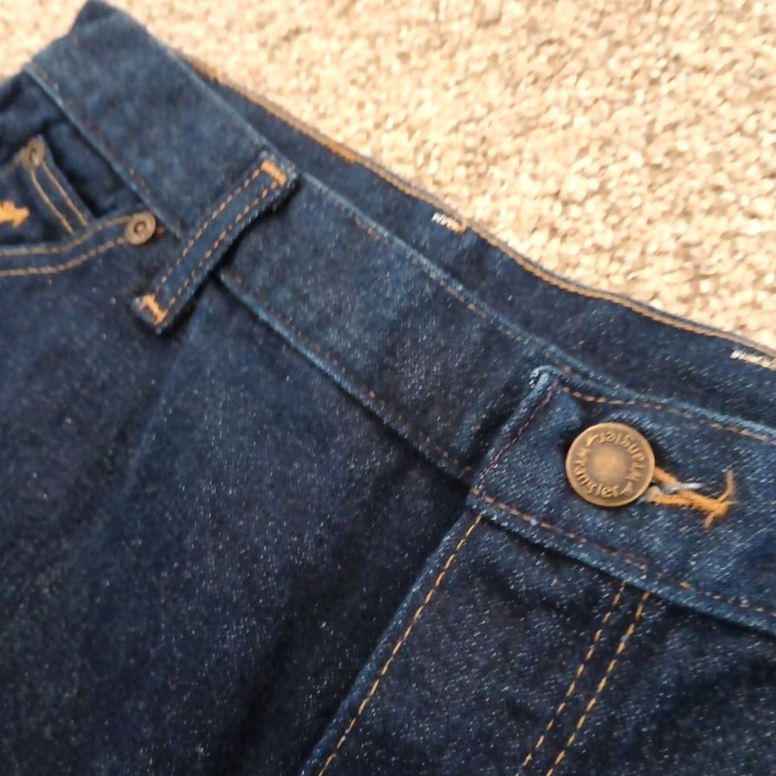 Wrangler VINTAGE Wrangler Jeans Women High Rise 31x31 Blue Denim 18 Regular Cotton 100% Straight Dark Desert Size 28" / US 6 / IT 42 - 5 Thumbnail