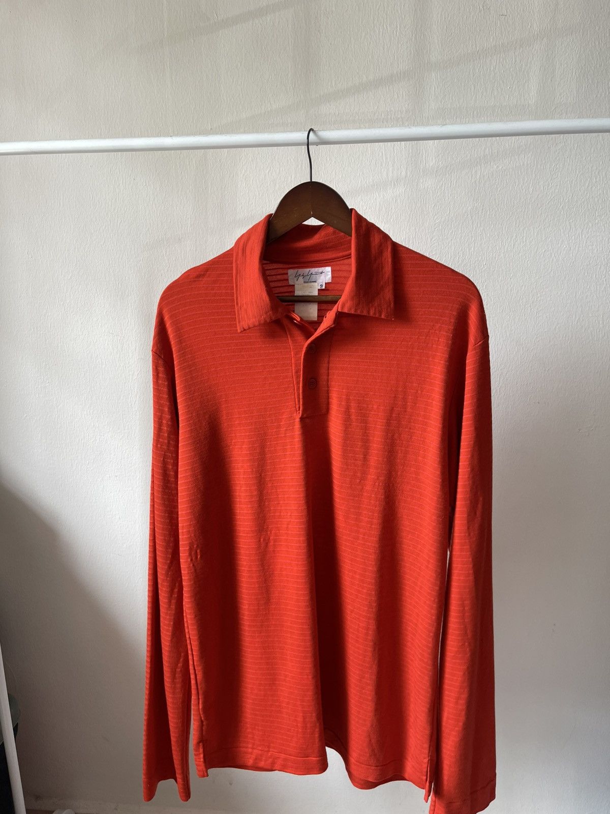 Yohji Yamamoto Yohji Yamamoto Pour Homme Polo Long Sleeve Shirt Size US L / EU 52-54 / 3 - 5 Thumbnail