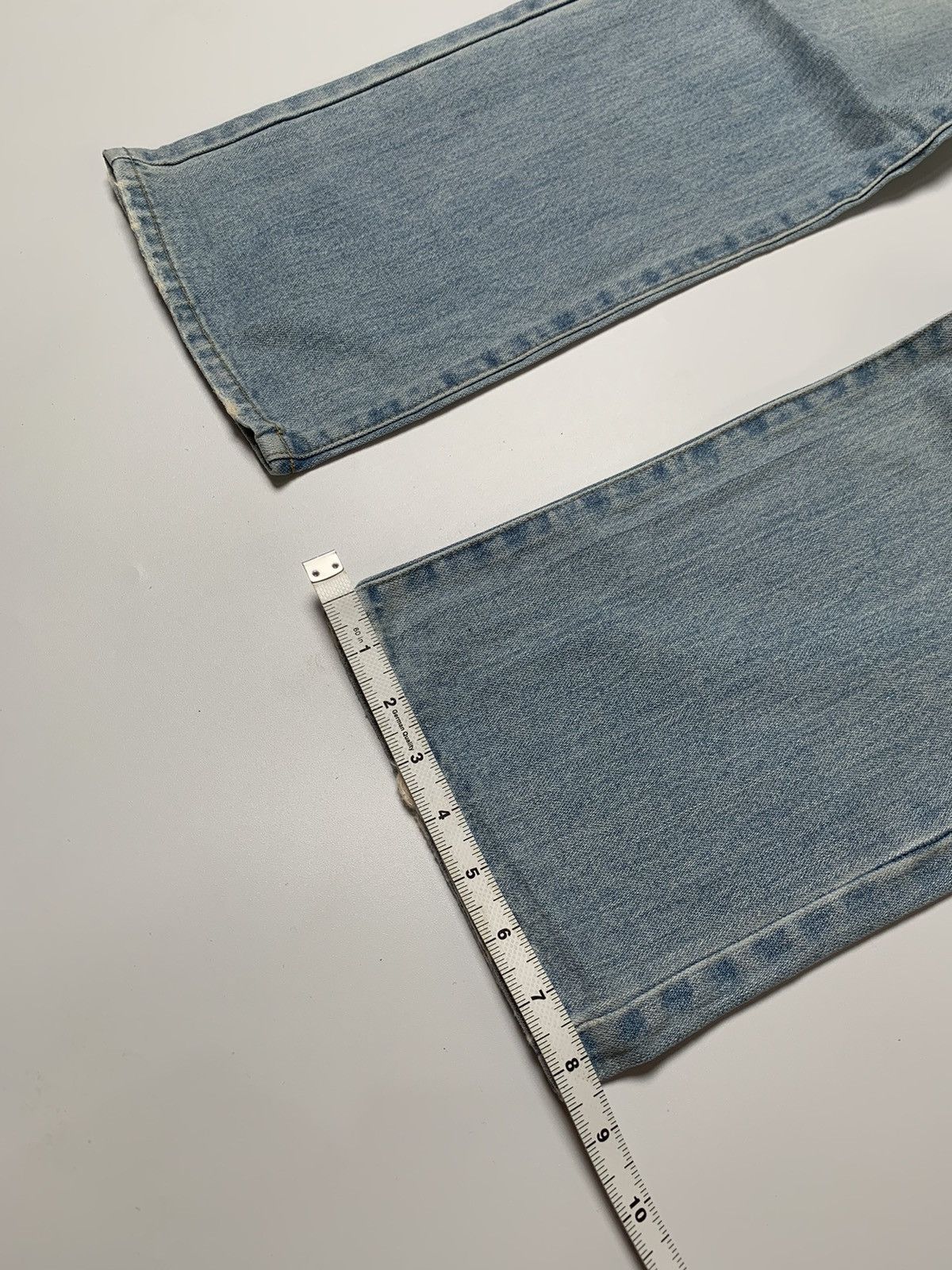Japanese Brand × Vintage 00s J-honey cross star distressed denim Size US 31 - 13 Thumbnail