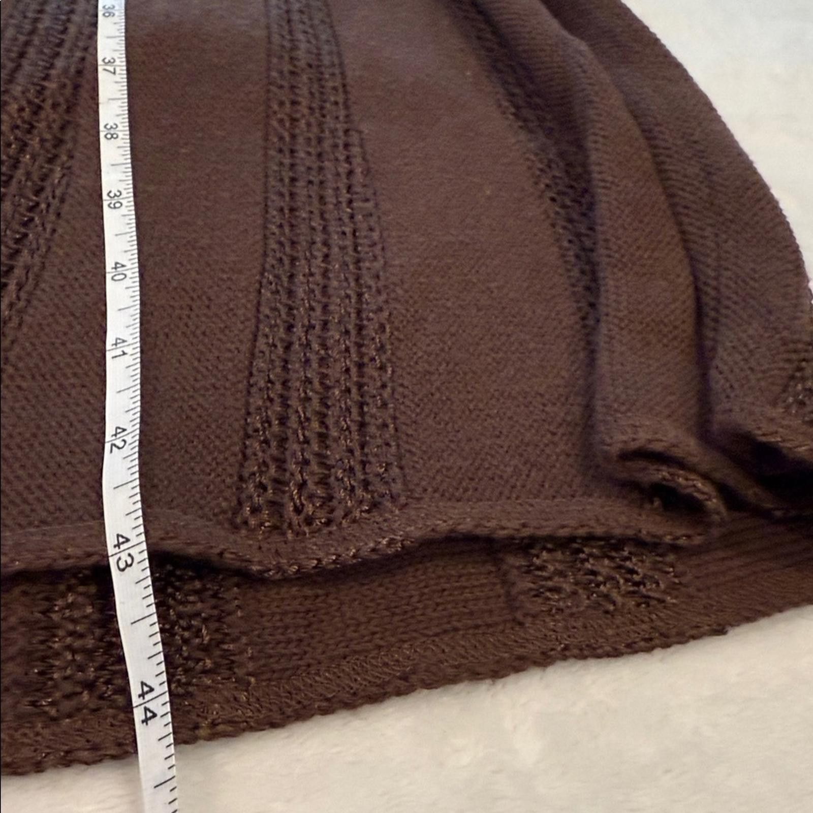 Coldwater Creek Coldwater Creek brown Cotton Knit Midi Sweater Dress SZ PL Size L / US 10 / IT 46 - 9 Thumbnail